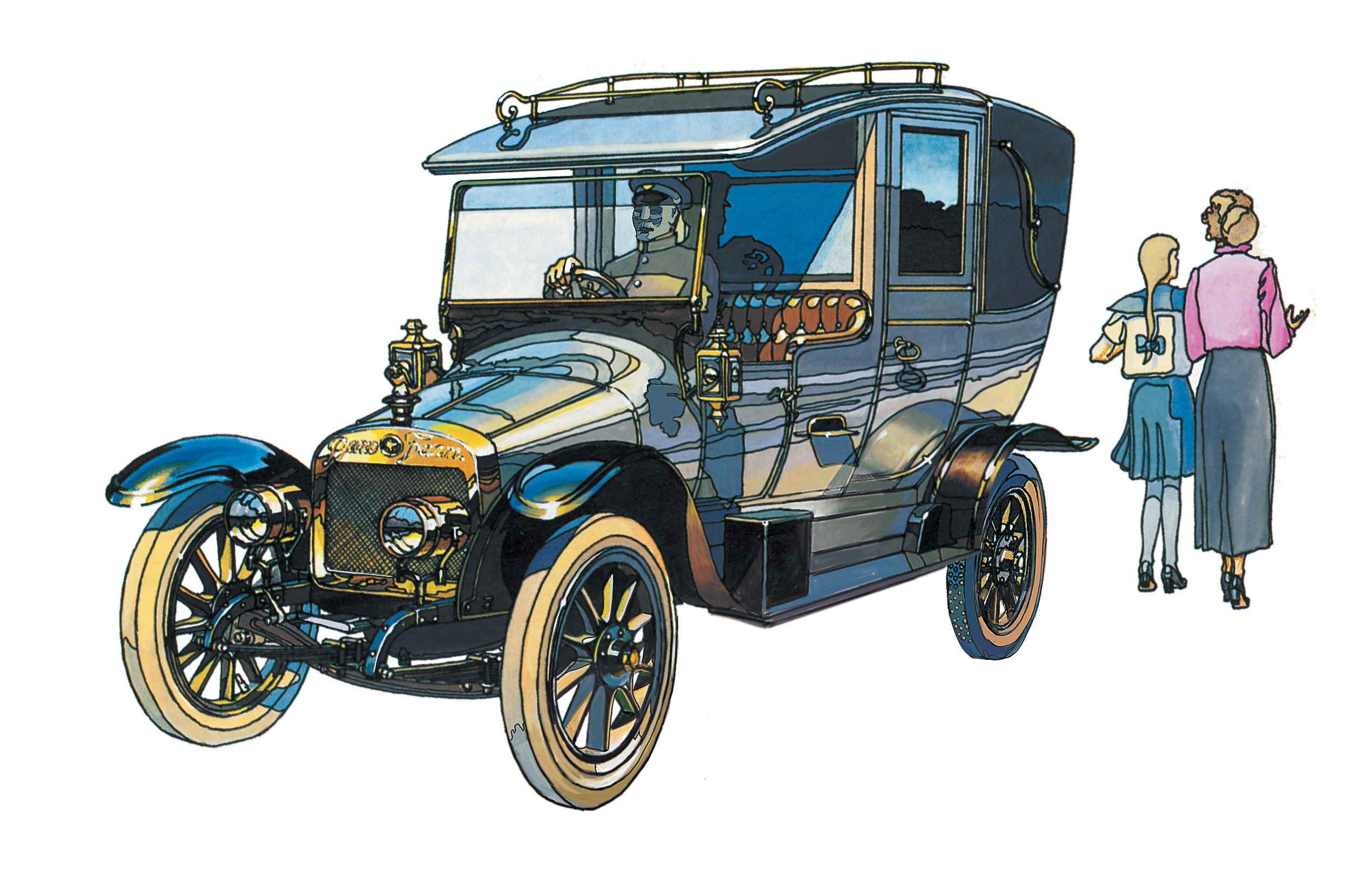 Серия рисунков для журнала «За рулем». Главная