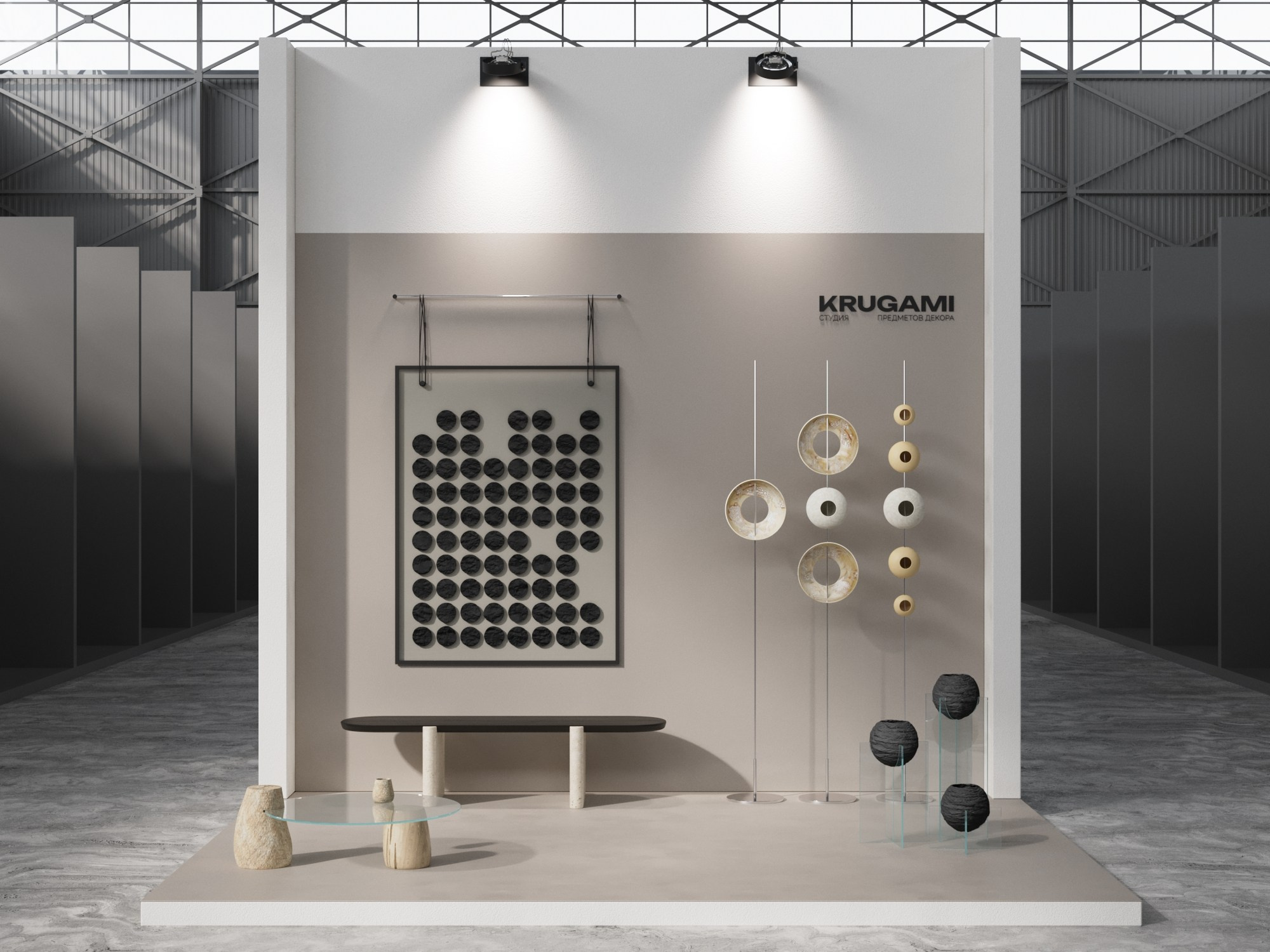 Выставочный павильон. 3D-дизайнер Кристина Пуляевская