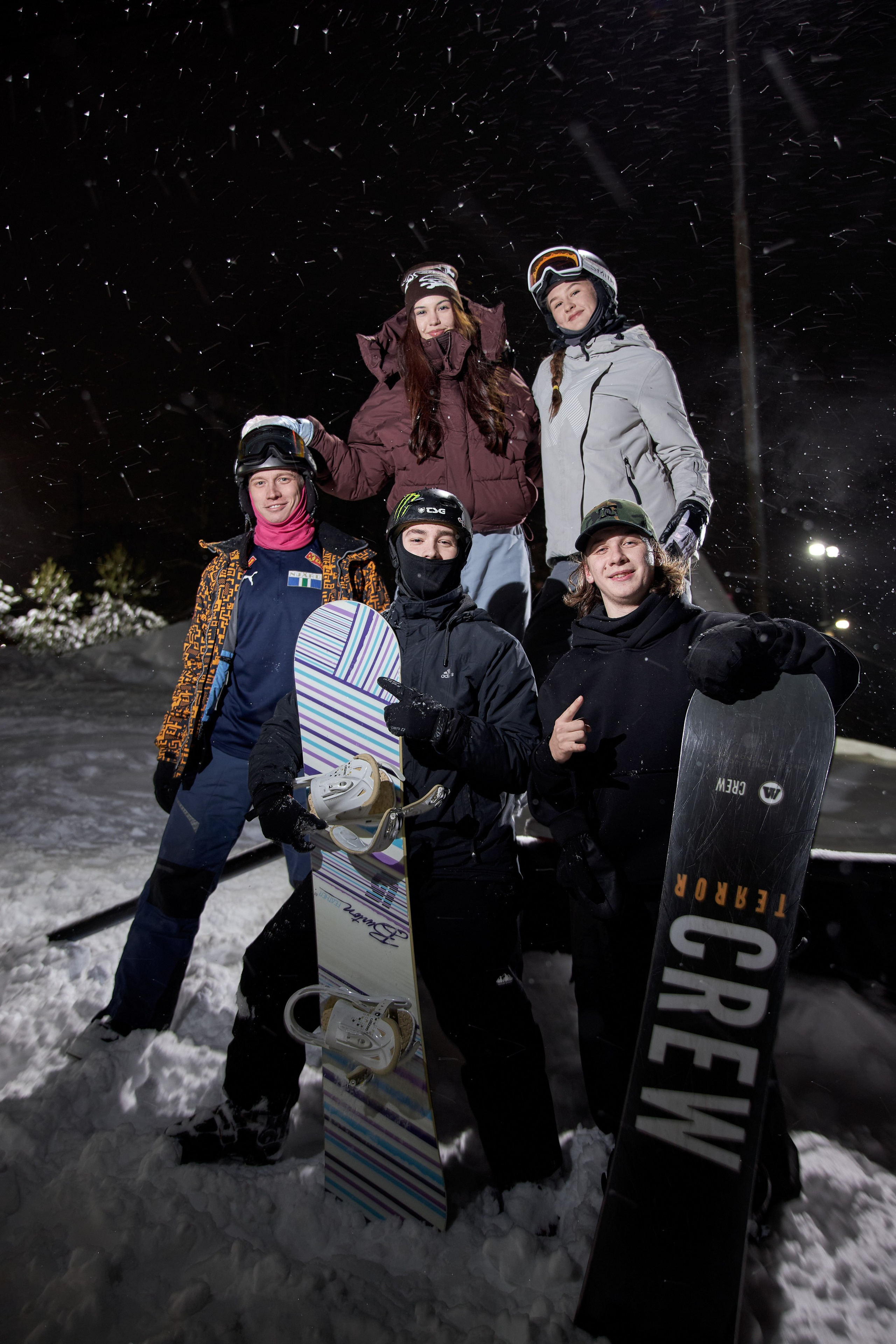 Сноубордисты. Фотограф Алексей Яковлев