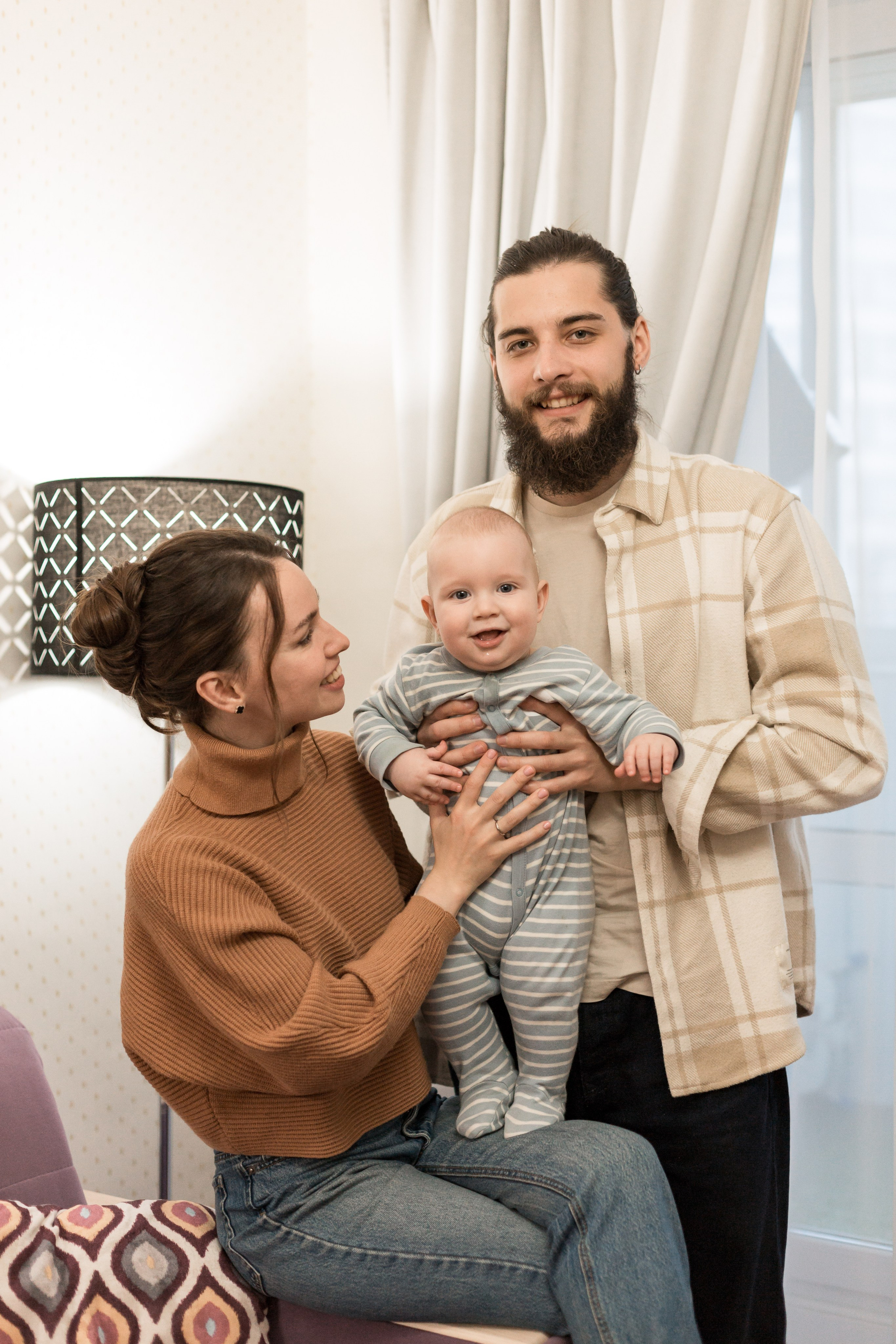 Домашние семейные съёмки. Семейный и детский фотограф в Перми Ксения Масленникова