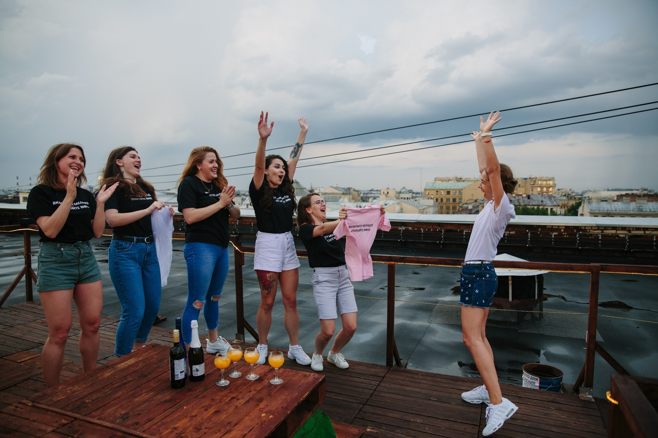 Фотография Девичник на крыше Петербург 