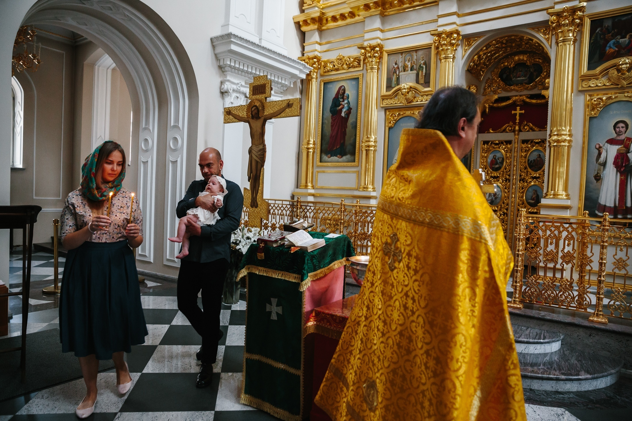 Крещение в церкви Симеона и Анны (Симеоновской)