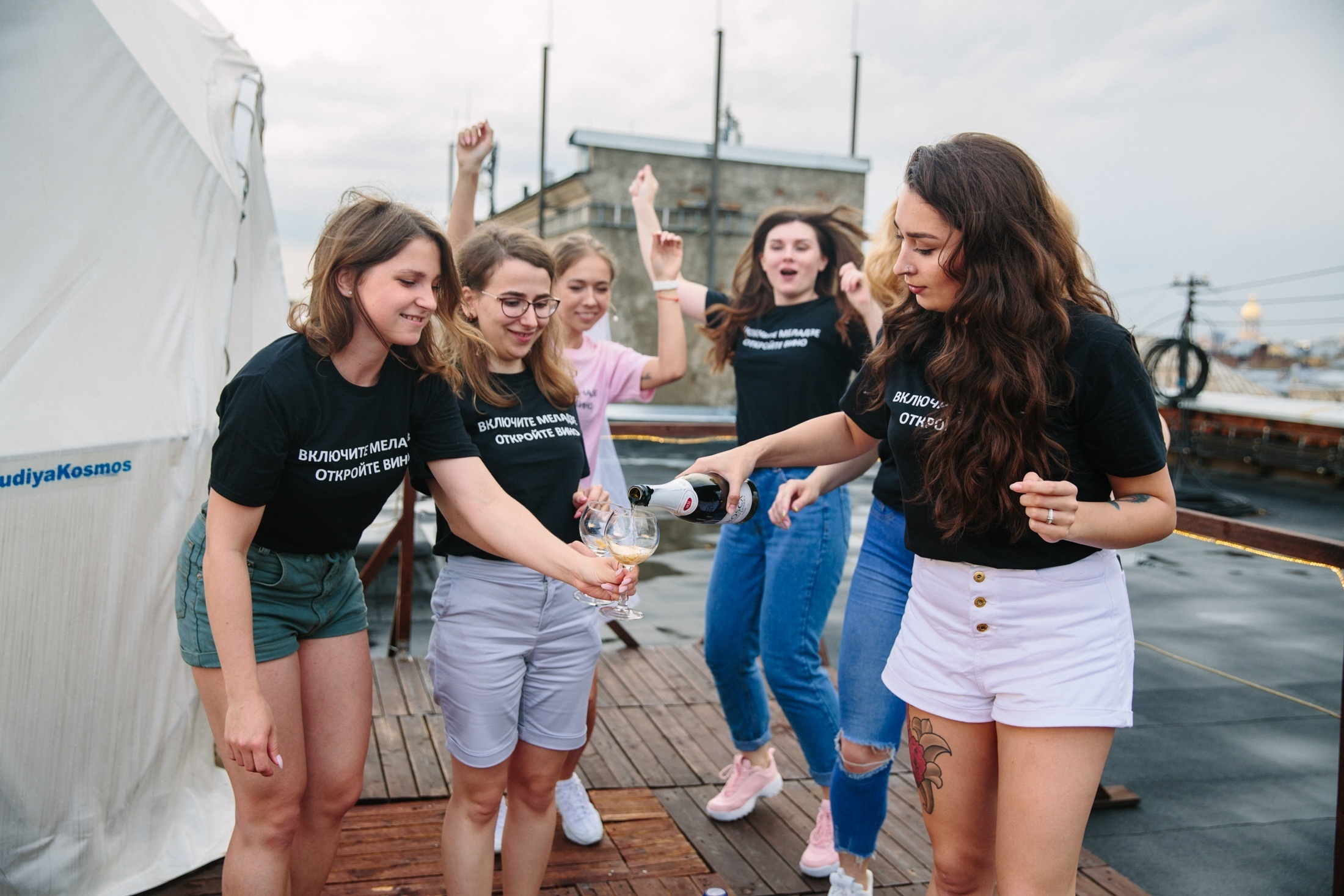 Фотография Девичник на крыше Петербург 