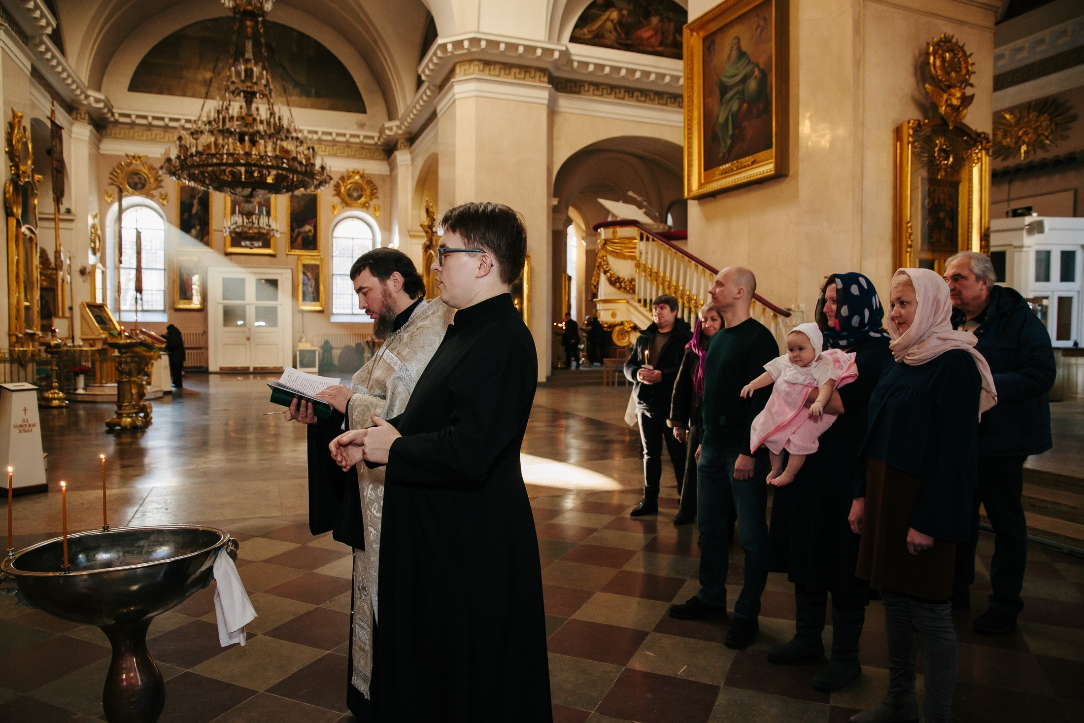 Крещение в Спасо-Преображенском соборе