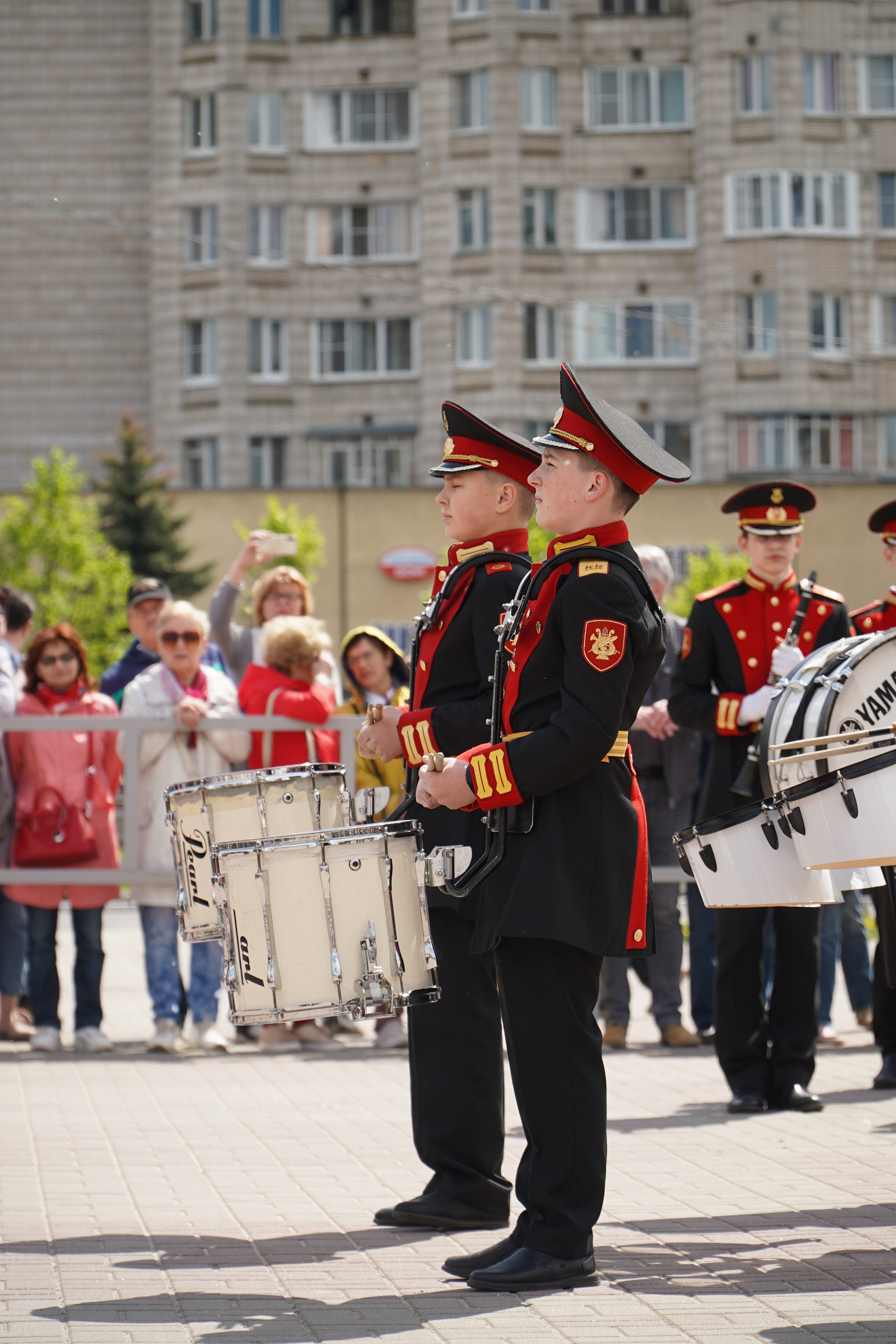 ВЫСТУПЛЕНИЕ ВОЕННОГО ОРКЕСТРА. Фотограф Наталья Погодина в г. Обнинске