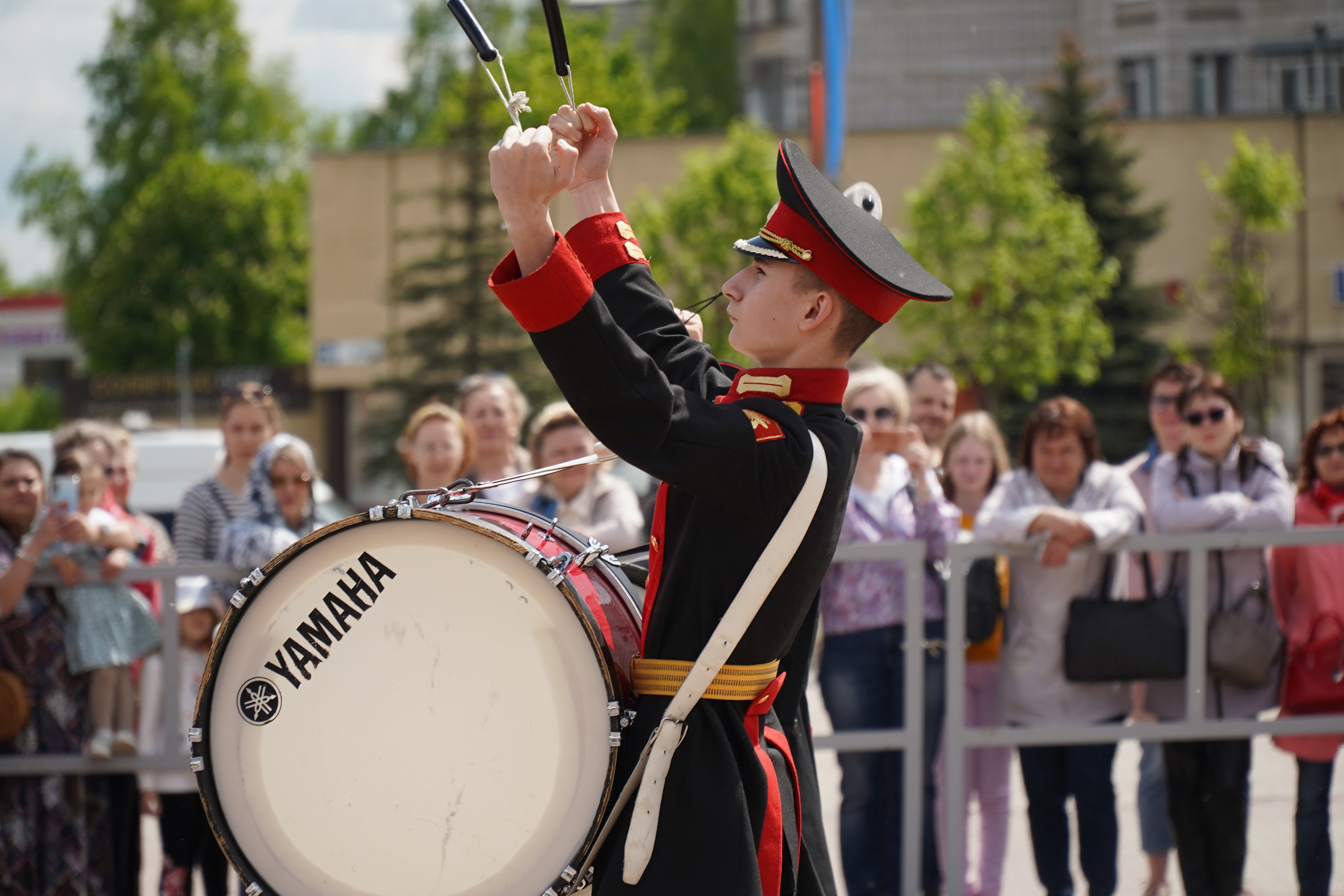 ВЫСТУПЛЕНИЕ ВОЕННОГО ОРКЕСТРА. Фотограф Наталья Погодина в г. Обнинске