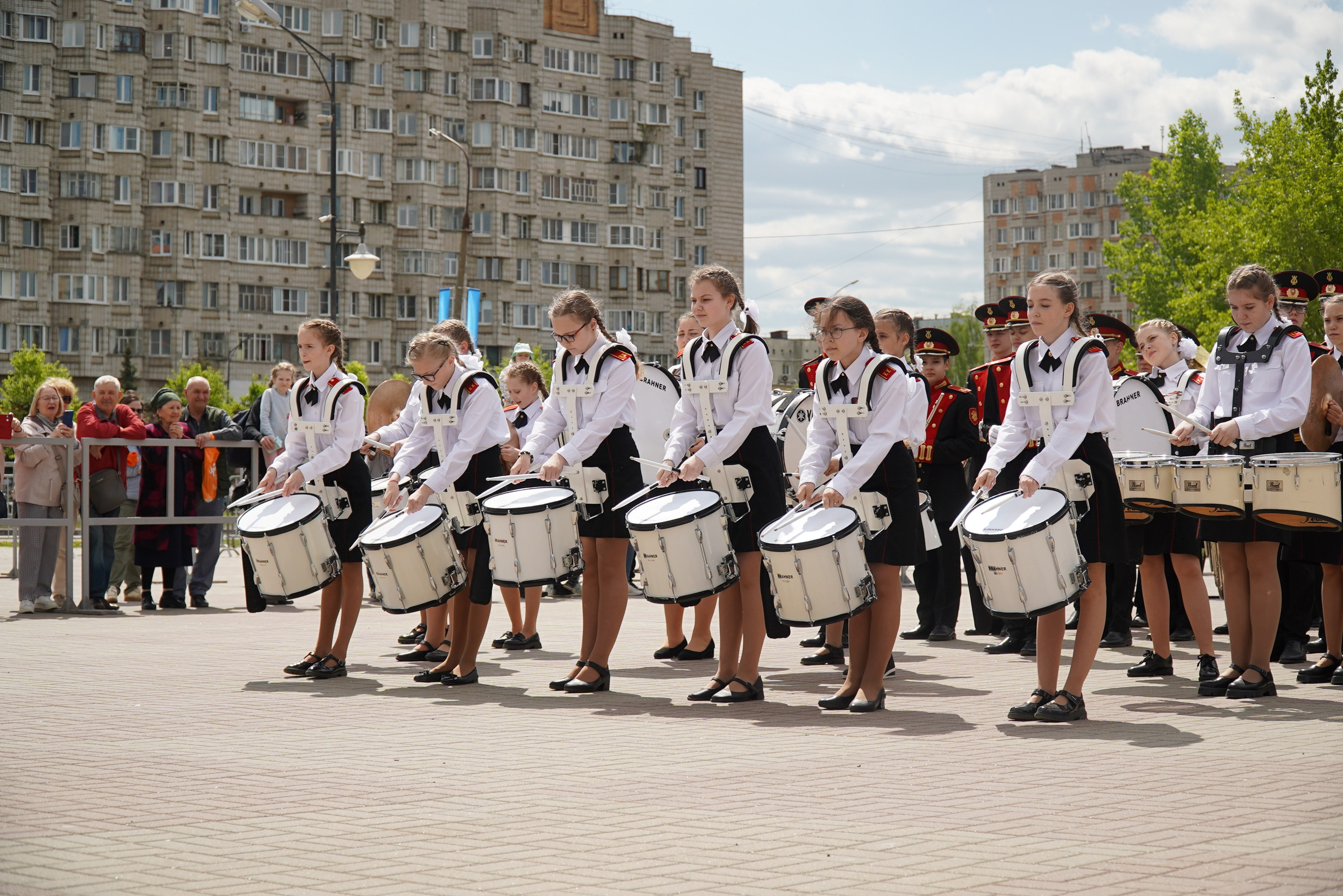 ВЫСТУПЛЕНИЕ ВОЕННОГО ОРКЕСТРА. Фотограф Наталья Погодина в г. Обнинске