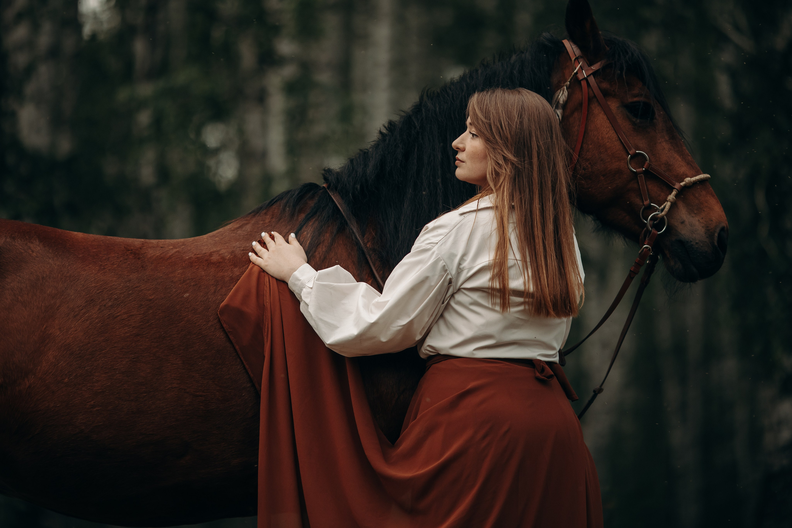 Ксения и Талисман. Анна Молчанова конный фотограф в Тюмени | фотосессии с лошадьми Тюмень