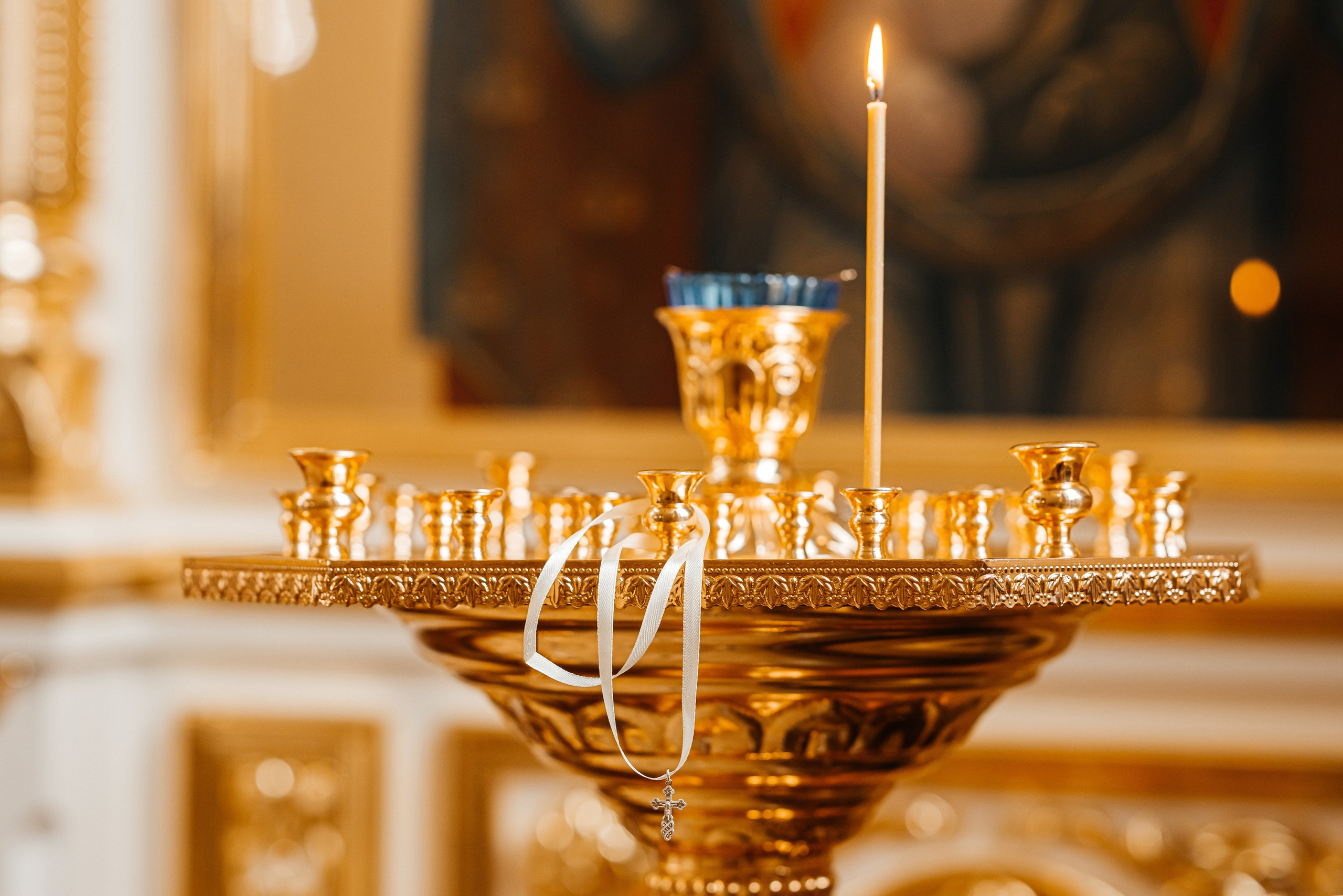 Таинство Крещения Александры. Фотограф Таинств Крещения и Венчания в г. Курске