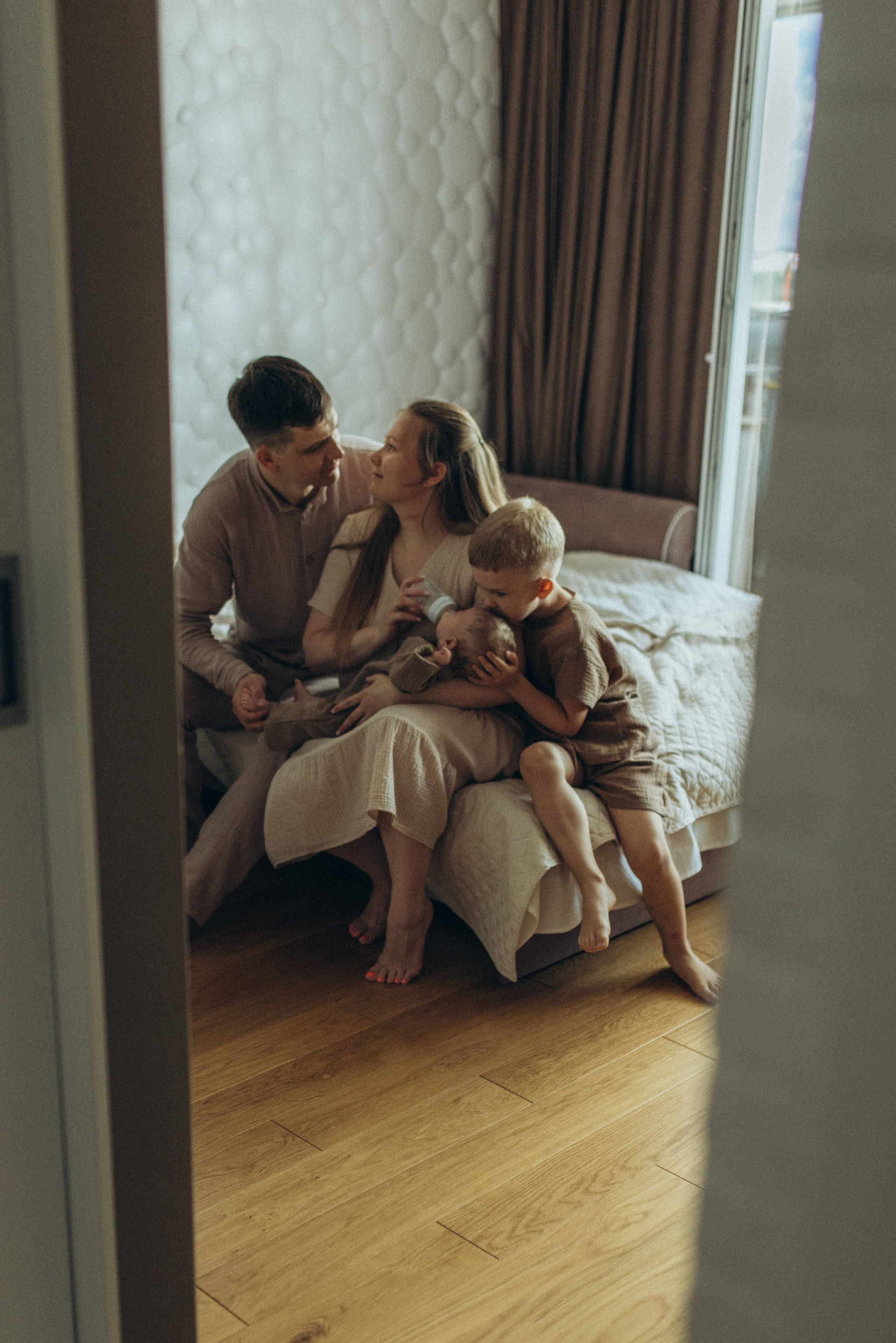 Уютная домашняя съемка. Семейный фотограф в Москве Екатерина Север