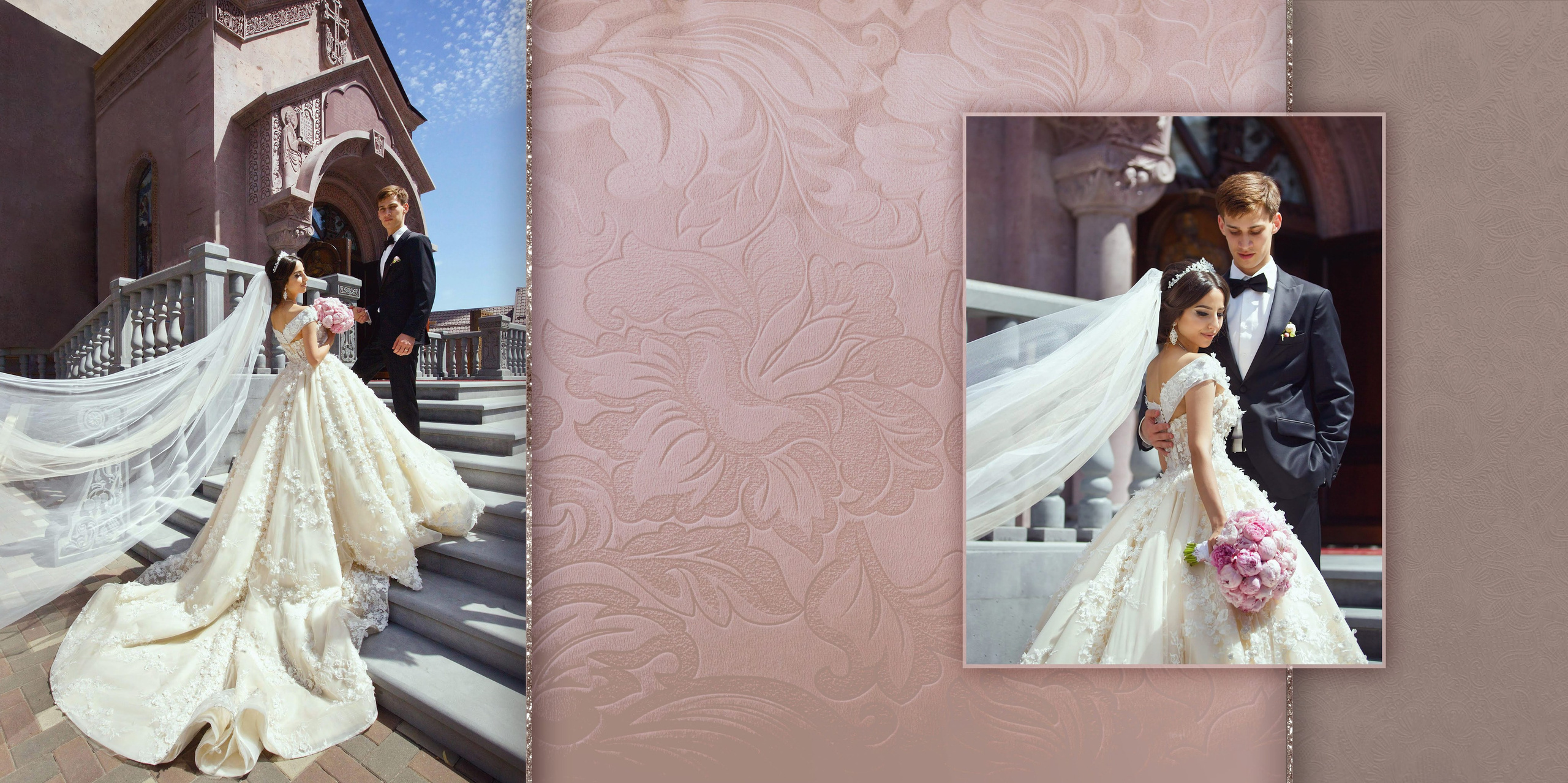 Свадебная фотокнига. Фотограф Кирсанова Наталия. Фотохудожник Наталия Кирсанова