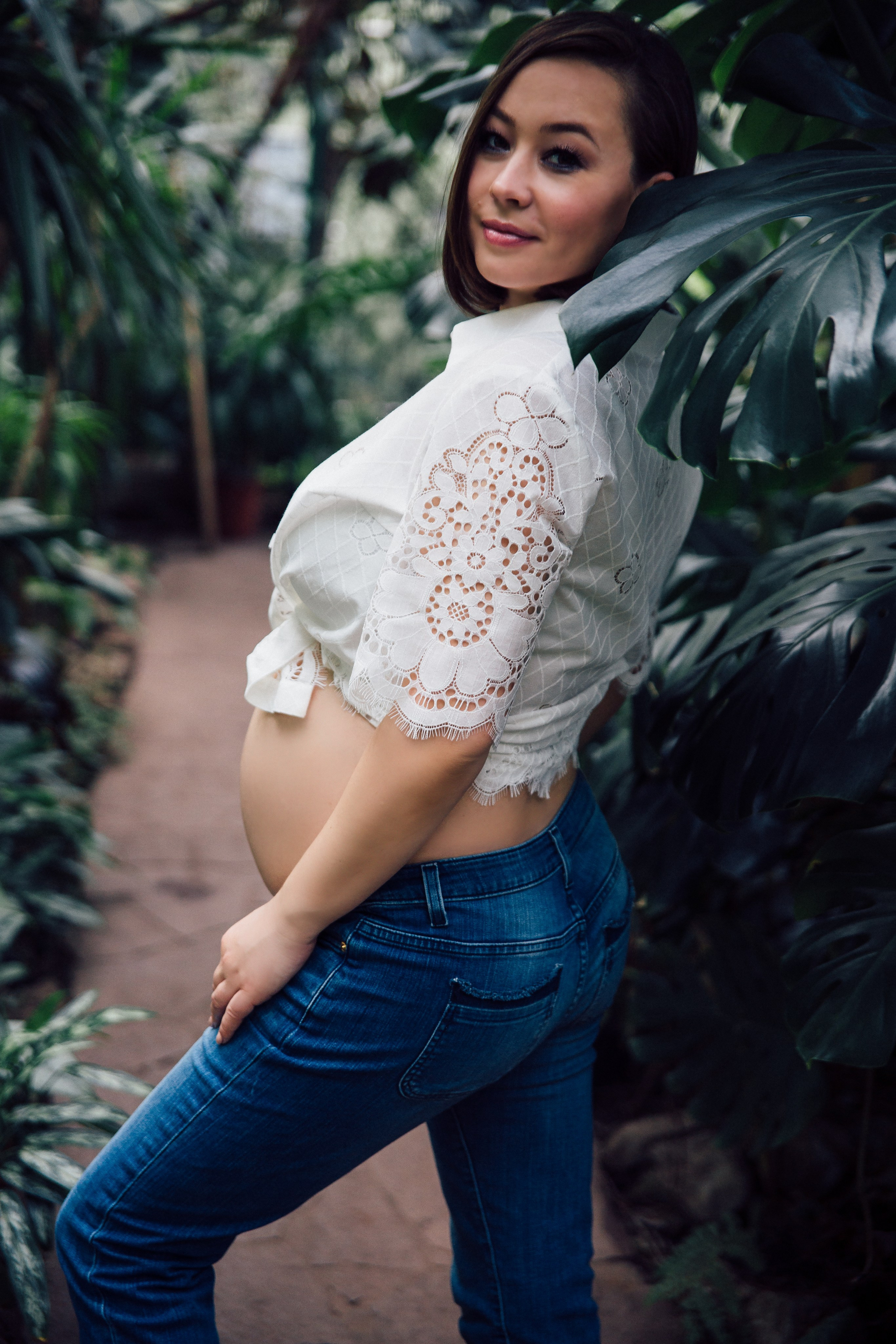 Фотосессия беременности в ботаническом саду. Фотограф в Самаре Екатерина Кроз