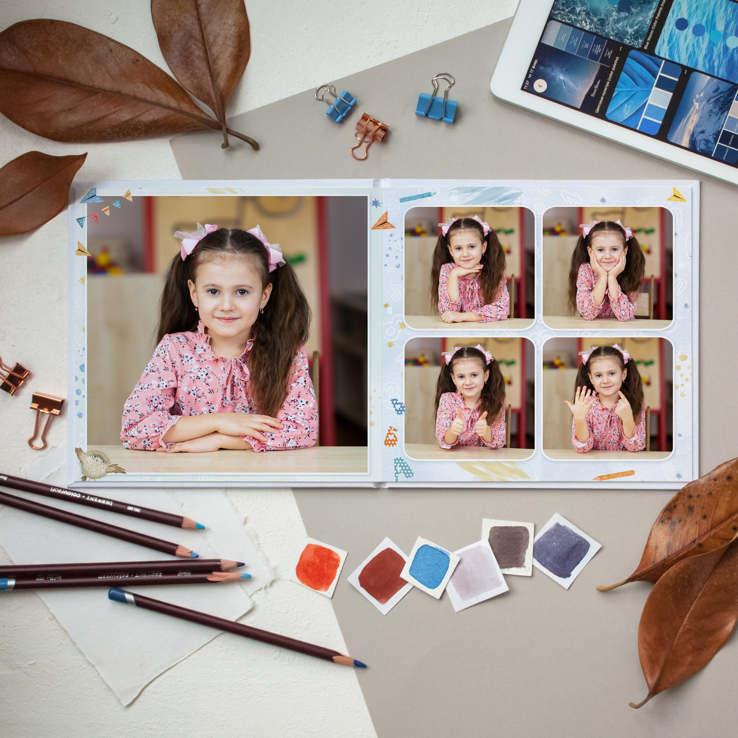 Примеры альбомов в Детский сад. Фотограф г. Москва Олеся Пантелеева