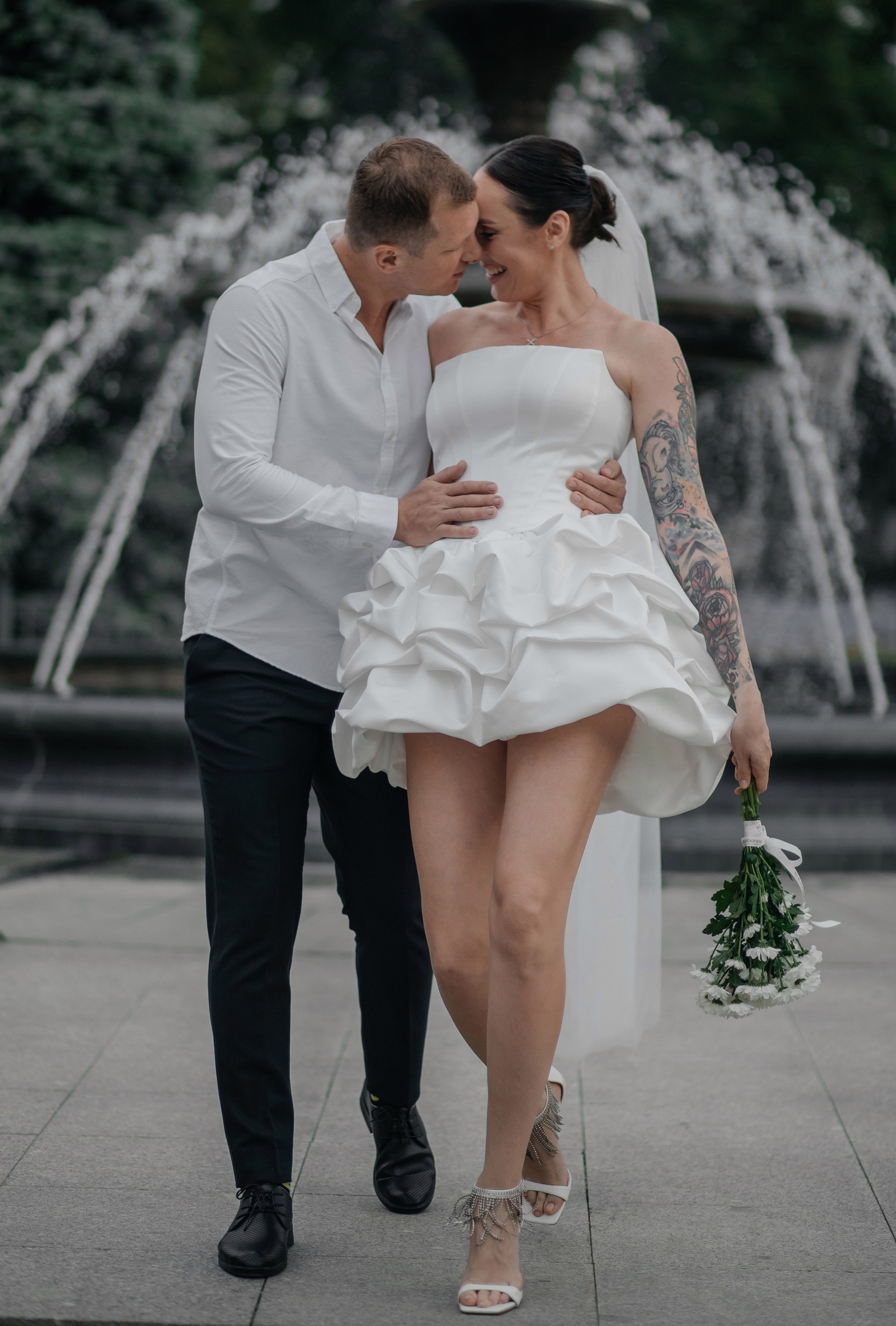 Свадебная прогулка Сергей и Вика. Свадебный и семейный фотограф Ибрагимова Мария из Екатеринбурга