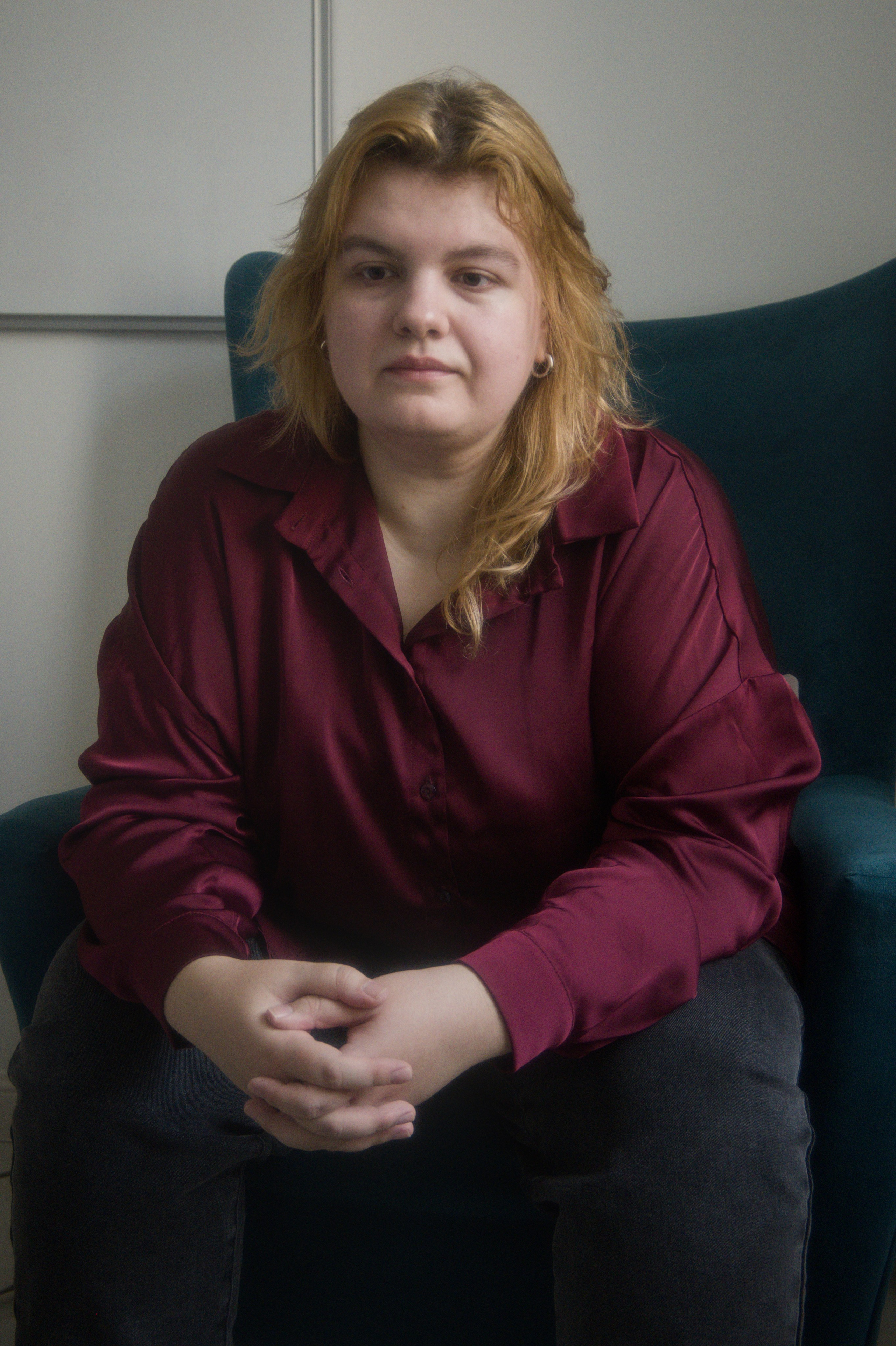 Лена в кабинете психолога. Портретный фотограф в Москве Елена Шиманская