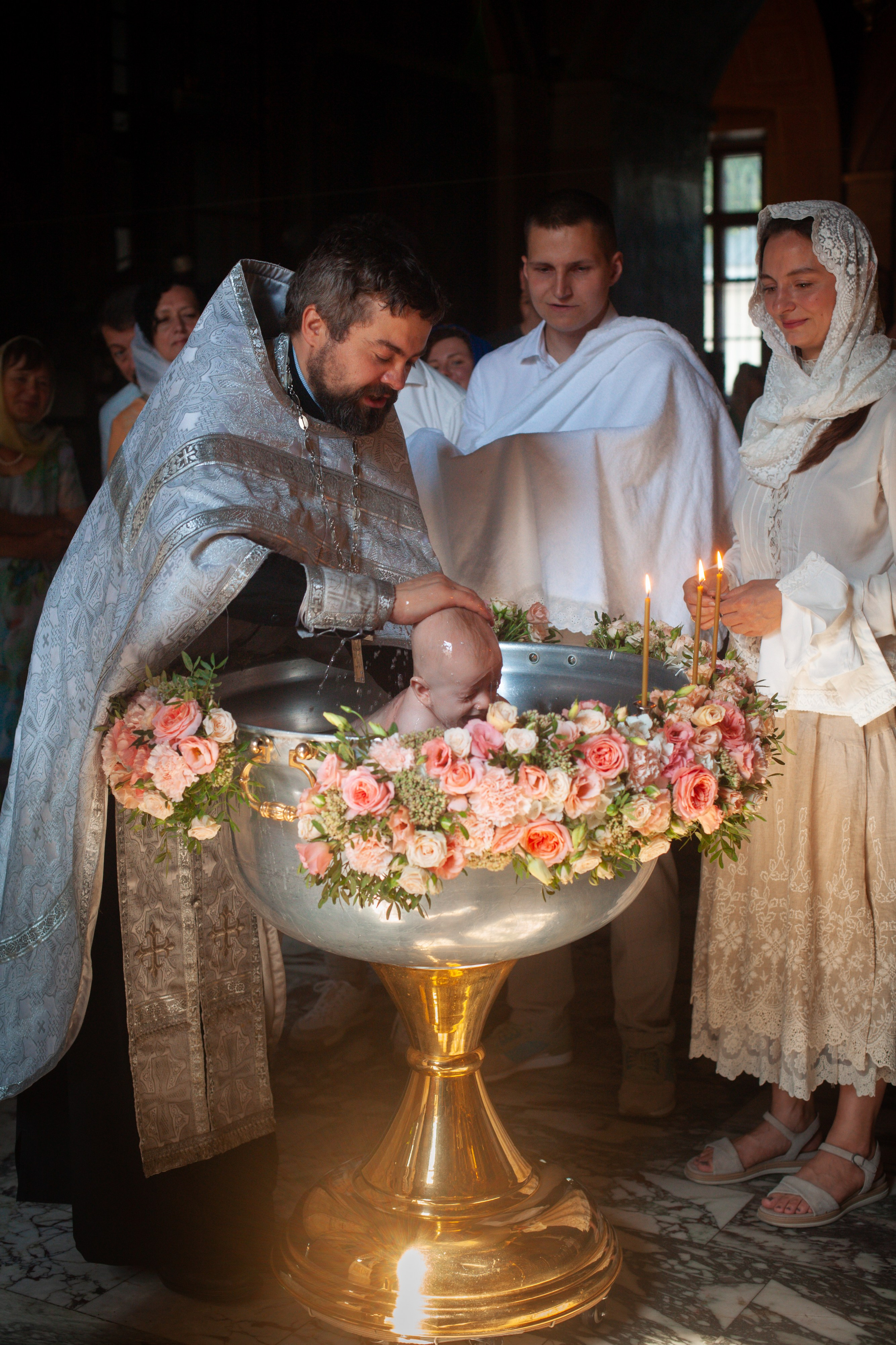 Таинство крещения. Фотограф новорожденных в Москве и области Анастасия Холманская