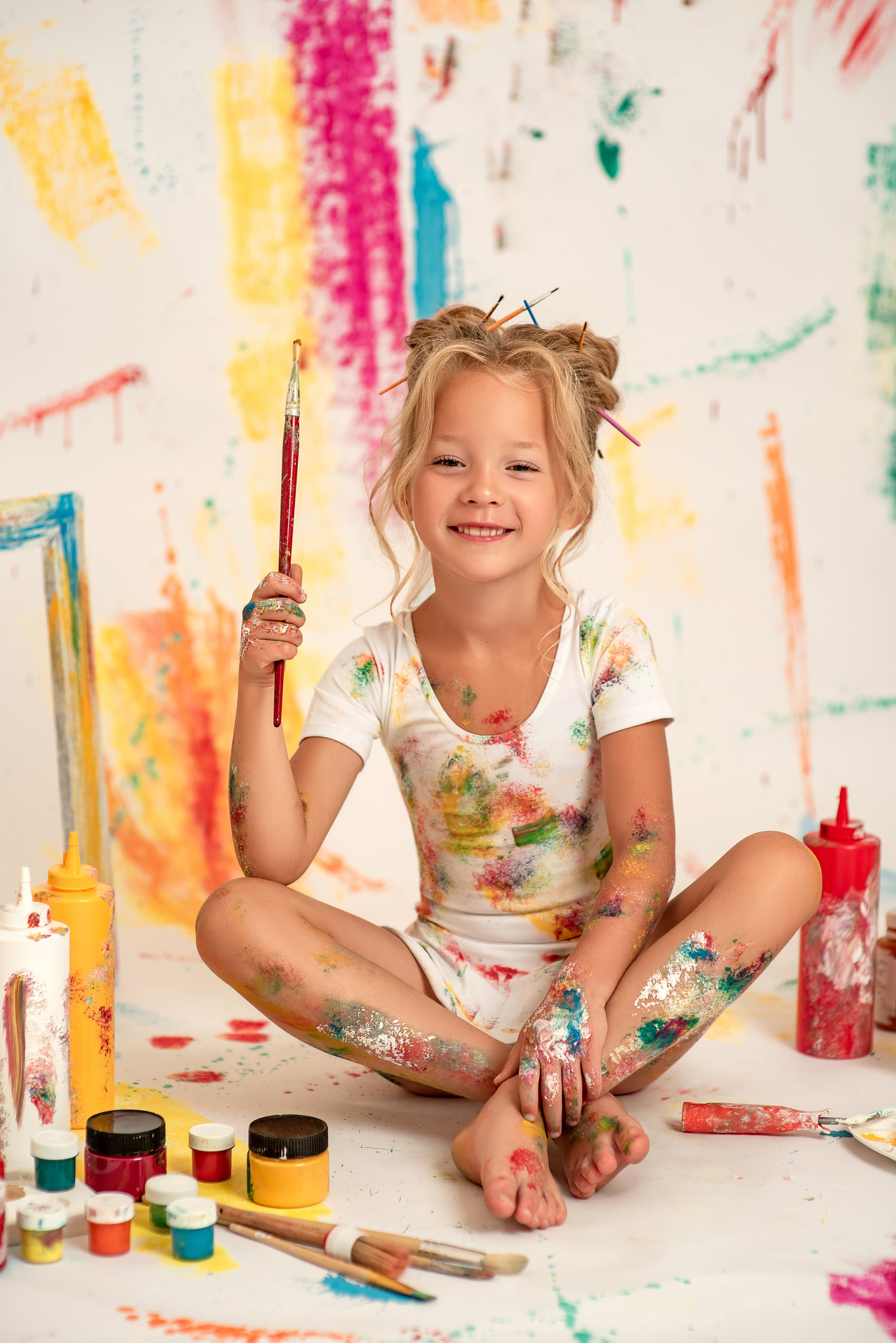 Полина краски. Семейный и детский фотограф Наталья Горда