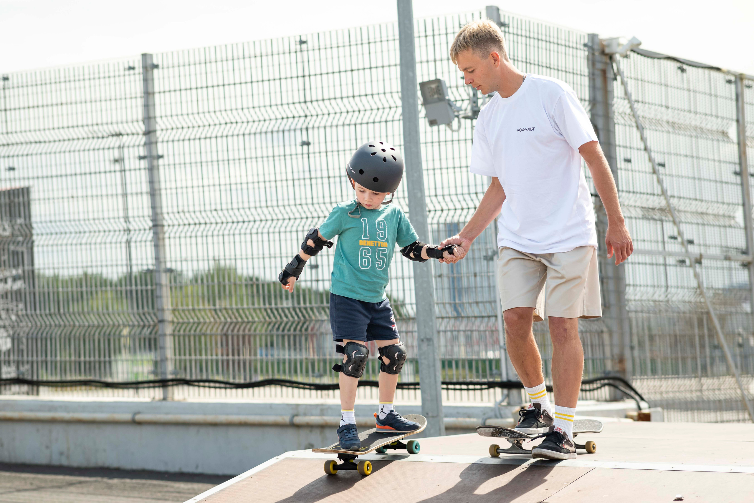 Скейт тренировка Тимура и Егора. Семейный, Детский, Контент фотограф в Самаре Renatto (Ренат Алимбиков)