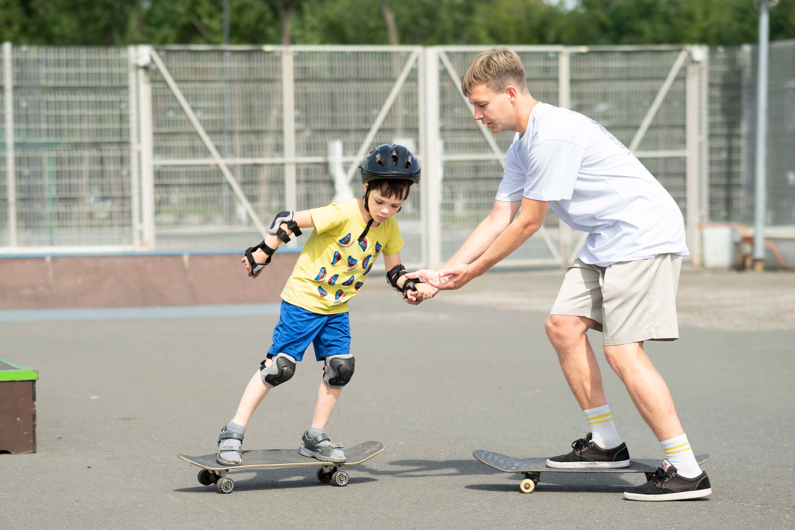 Скейт тренировка Тимура и Егора. Семейный, Детский, Контент фотограф в Самаре Renatto (Ренат Алимбиков)
