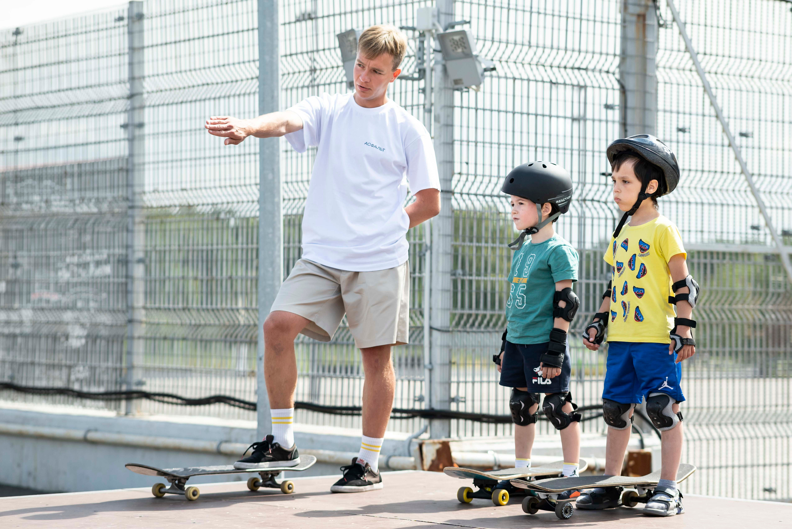 Скейт тренировка Тимура и Егора. Семейный, Детский, Контент фотограф в Самаре Renatto (Ренат Алимбиков)
