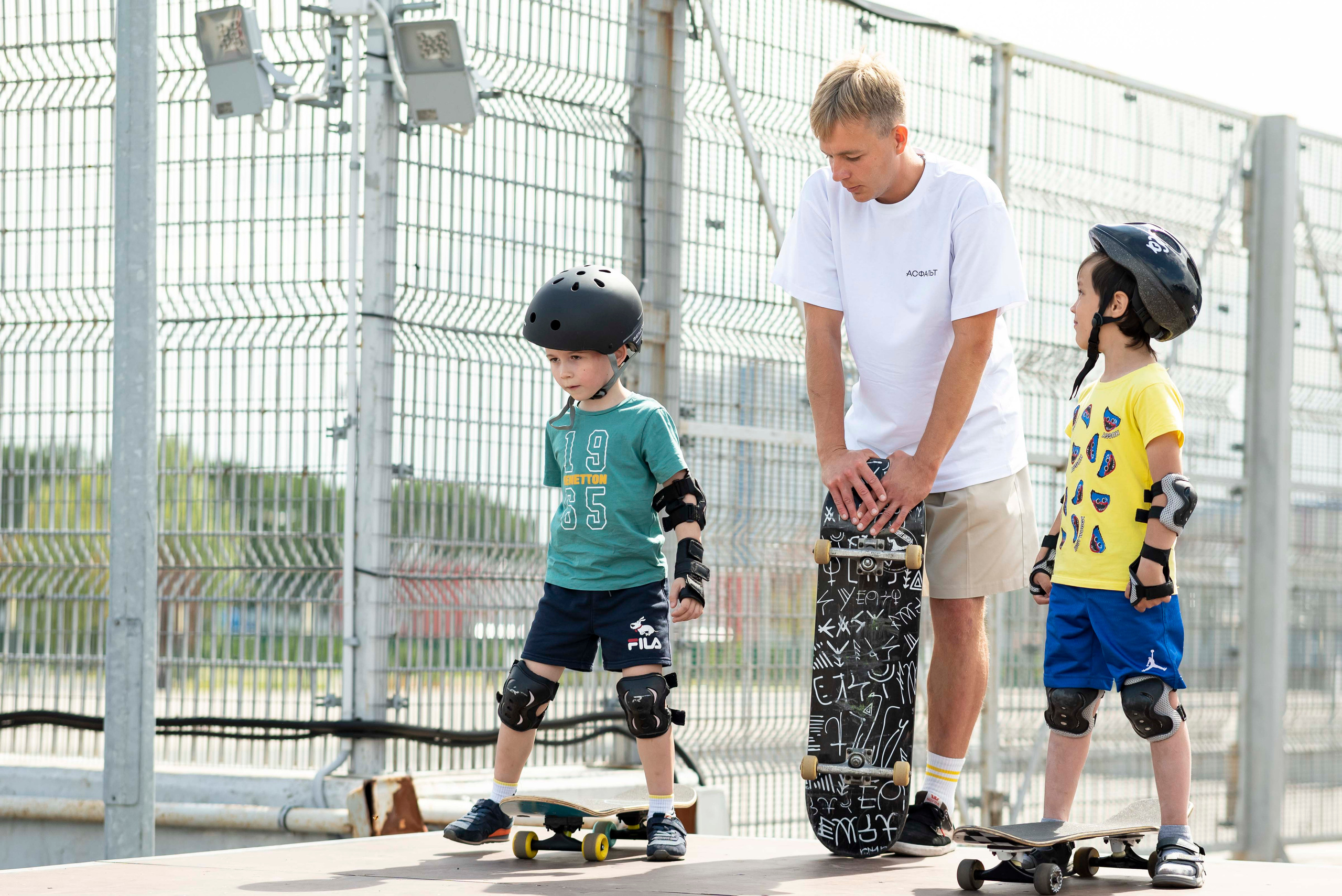 Скейт тренировка Тимура и Егора. Семейный, Детский, Контент фотограф в Самаре Renatto (Ренат Алимбиков)