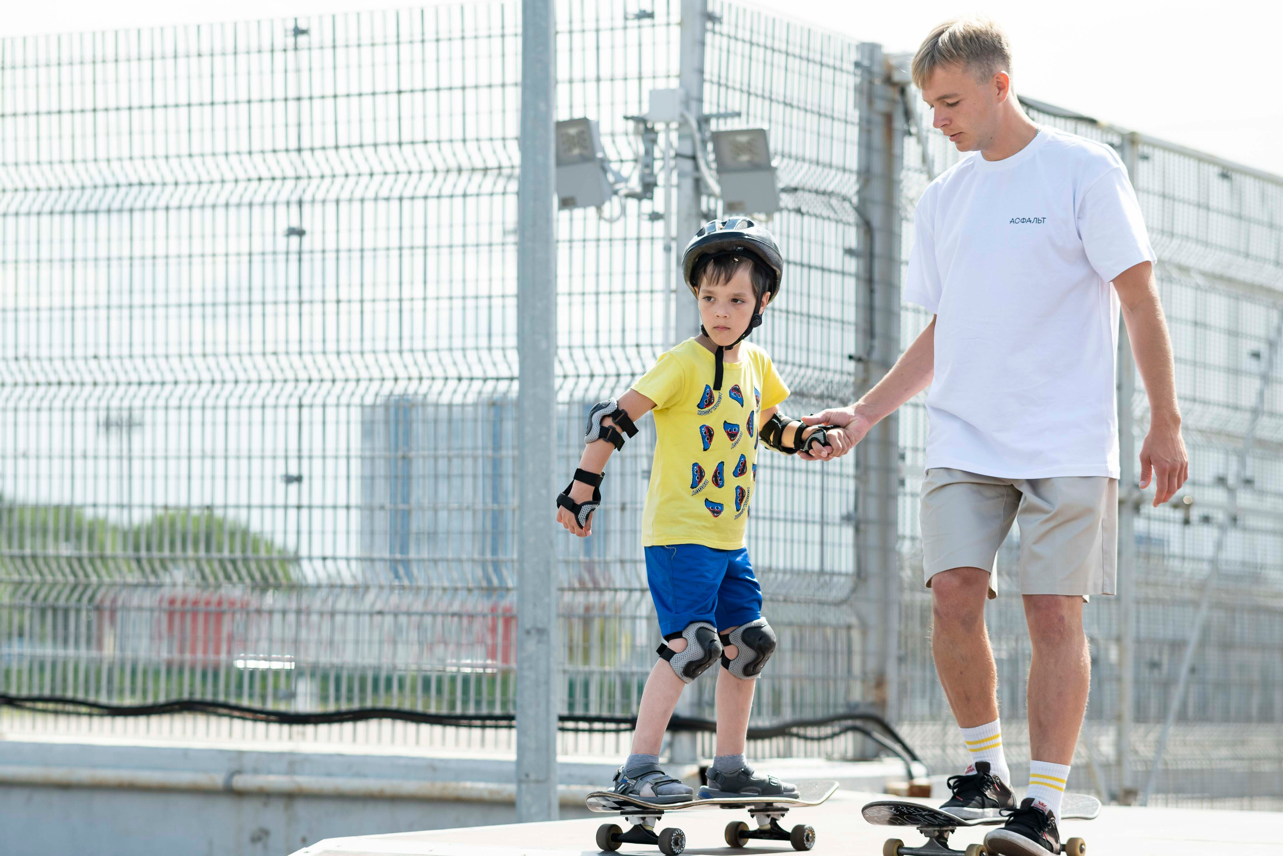 Скейт тренировка Тимура и Егора. Семейный, Детский, Контент фотограф в Самаре Renatto (Ренат Алимбиков)