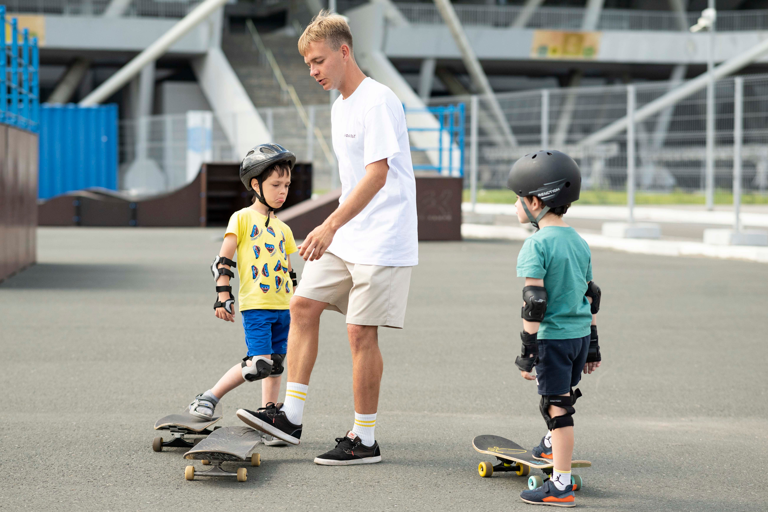 Скейт тренировка Тимура и Егора. Семейный, Детский, Контент фотограф в Самаре Renatto (Ренат Алимбиков)