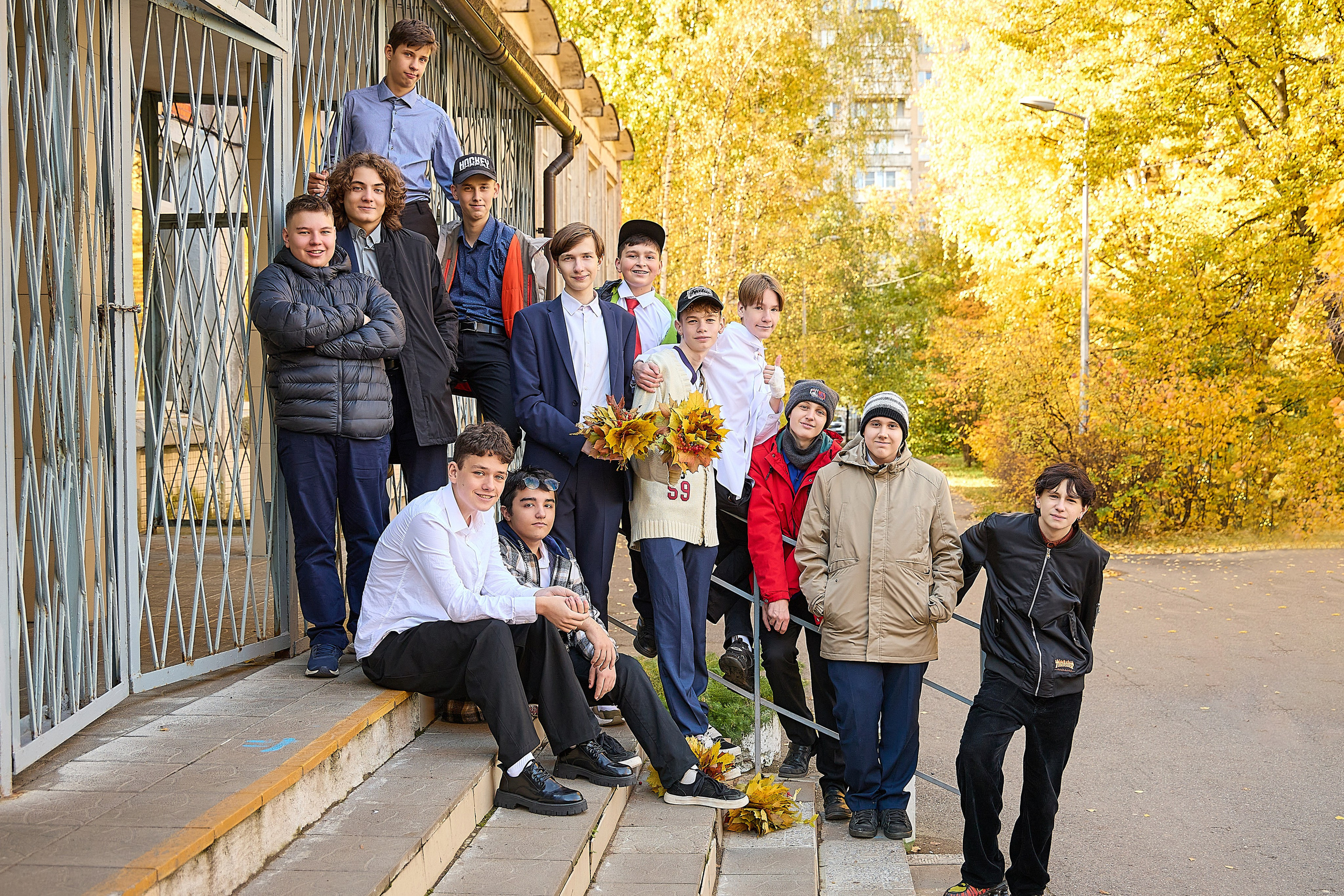 Фотосъёмка около школы. Школьный фотограф в Санкт-Петербурге Бочарова Ольга