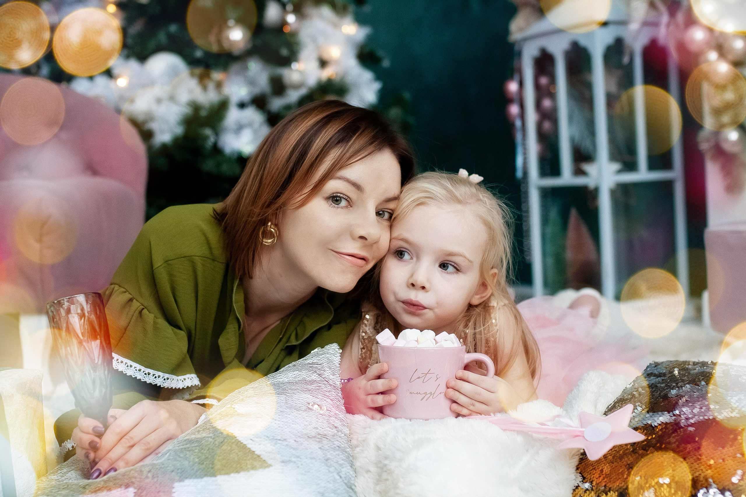 Маша, Алиса и Костя. Новогодняя съёмка. Профессиональный фотограф, Москва |Видное Елена Елизарова