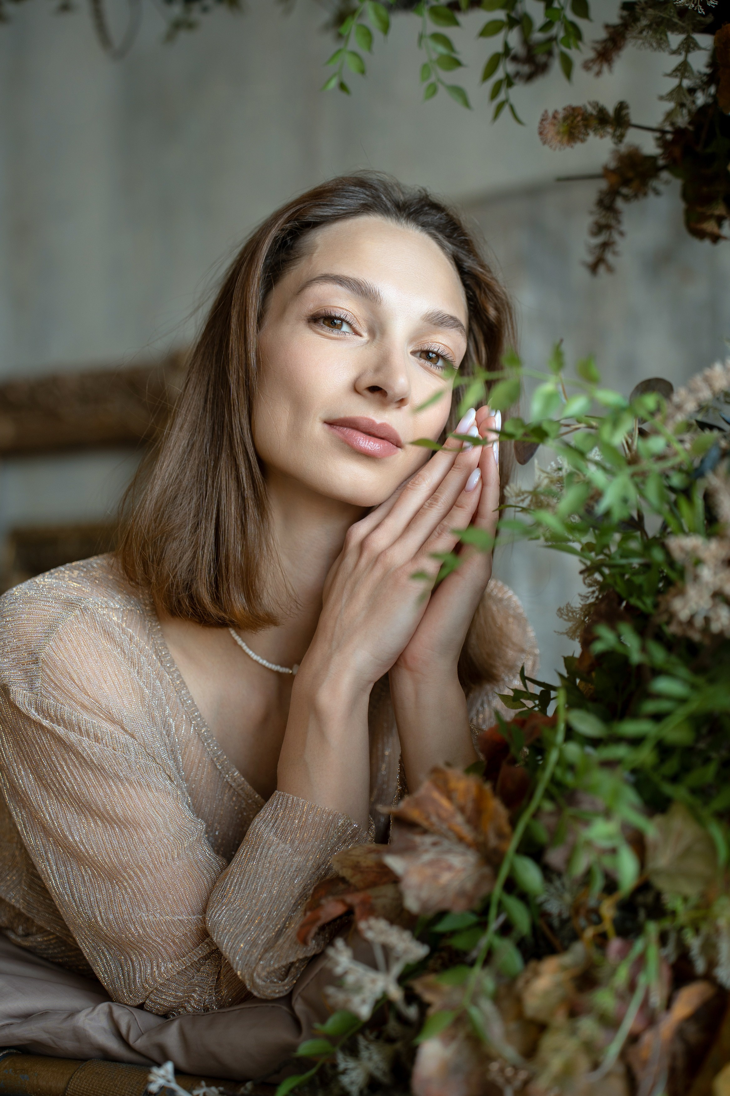 Женская съемка в студии. Портретный фотограф Олеся Владимирова в Москве