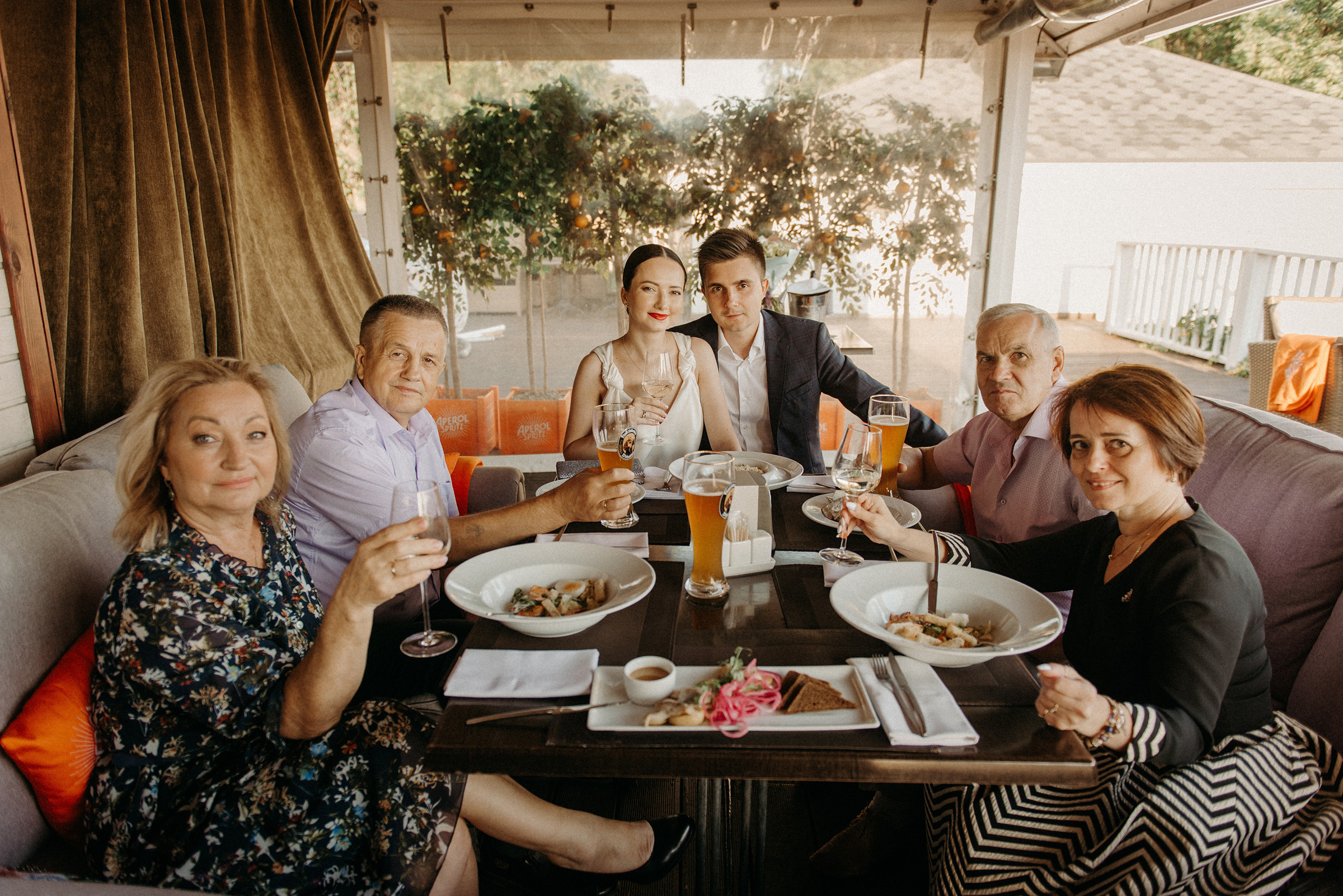 летняя семейная фотосессия с родителями