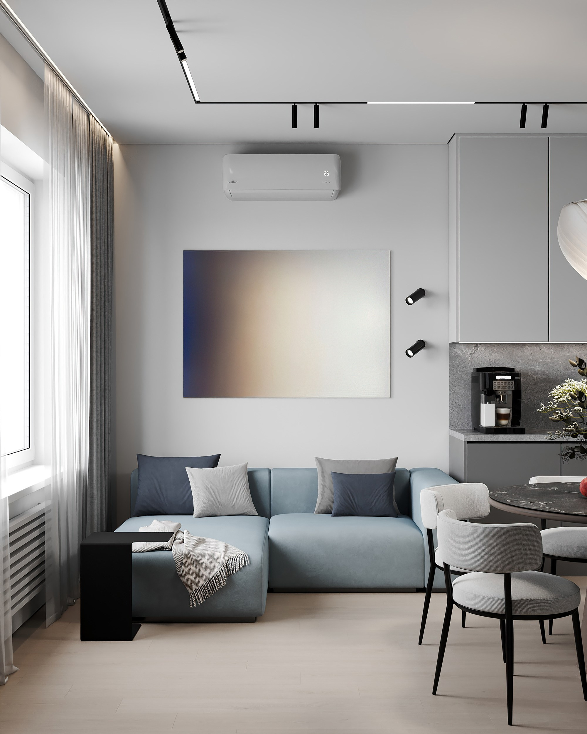 B22_Tretiakova_interiors. 3d визуализатор интерьера Анастасия Лосицкая