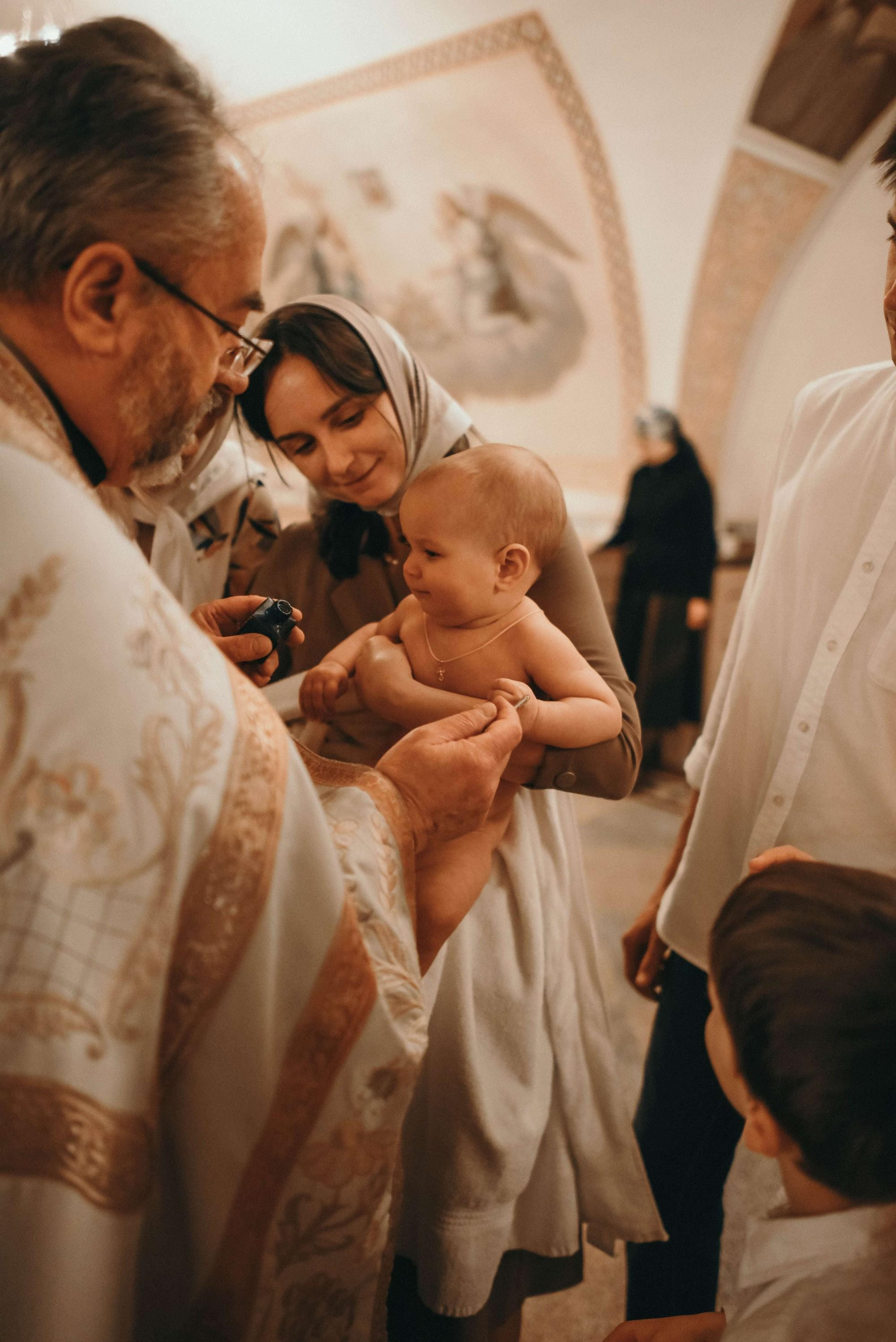 Крещение Авроры. Семейный и свадебный фотограф в Санкт-Петербурге Яна