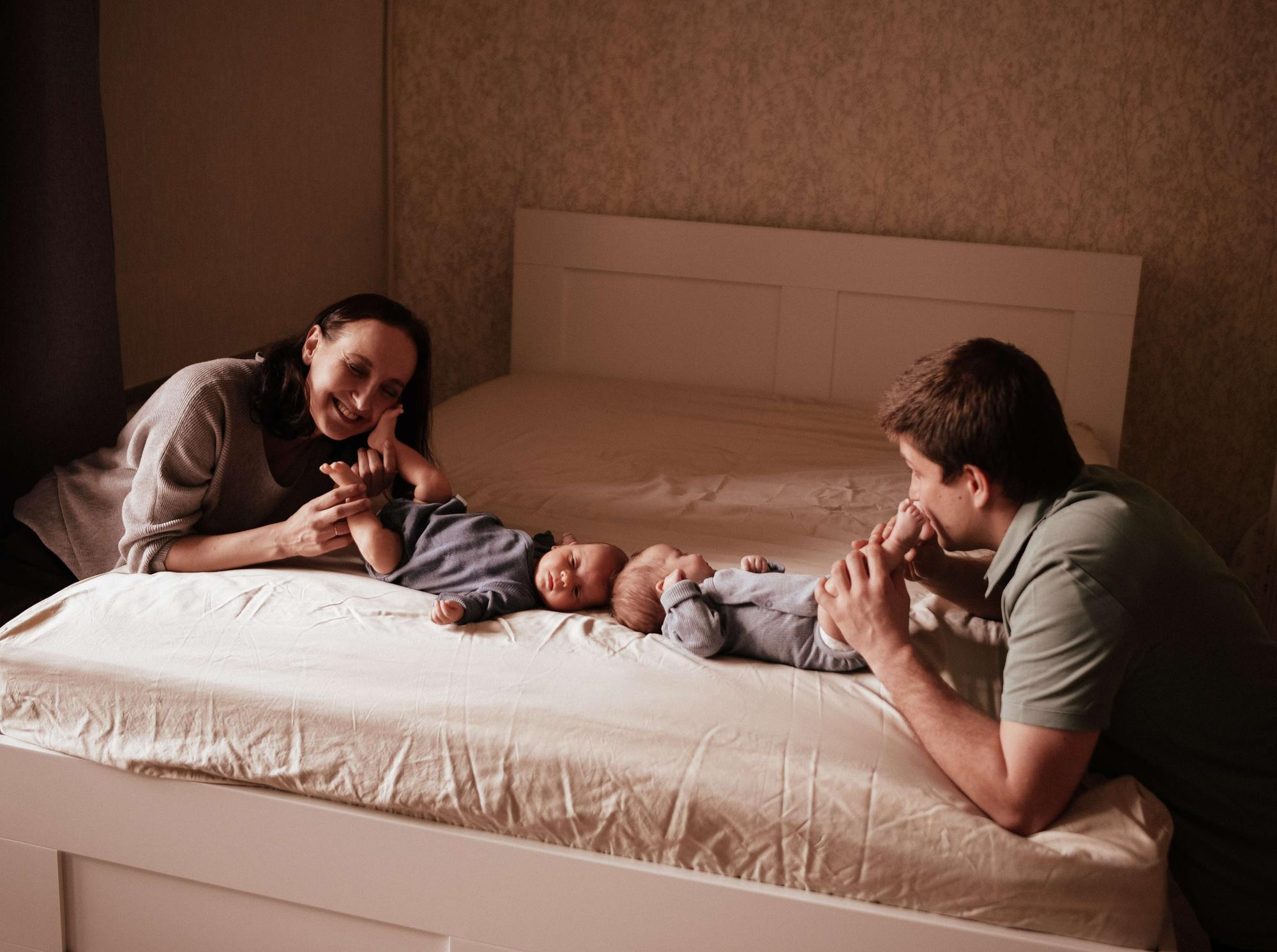 Двойняшки Леночка и Миша. Семейный и свадебный фотограф в Санкт-Петербурге Яна