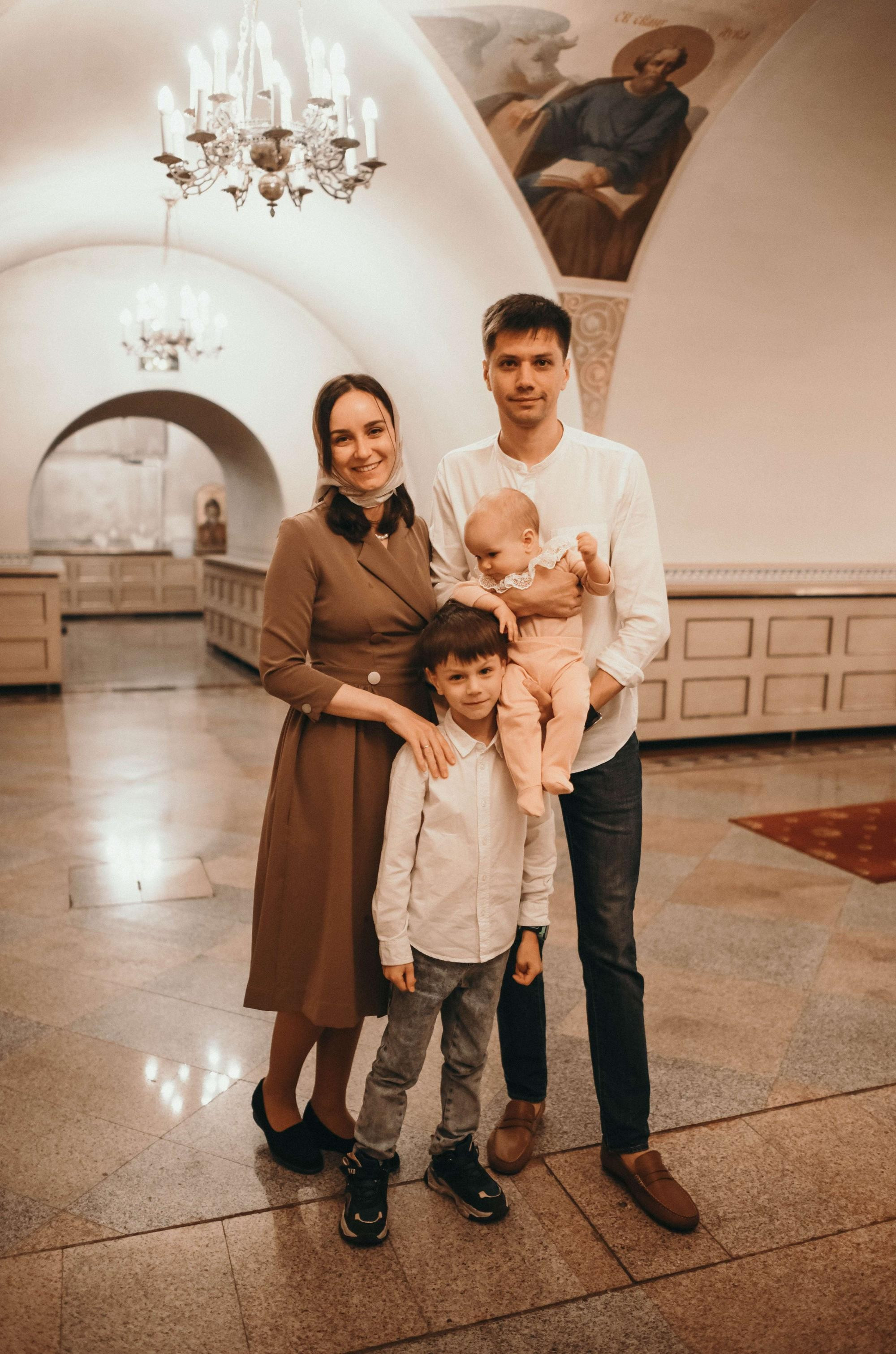 Крещение Авроры. Семейный и свадебный фотограф в Санкт-Петербурге Яна