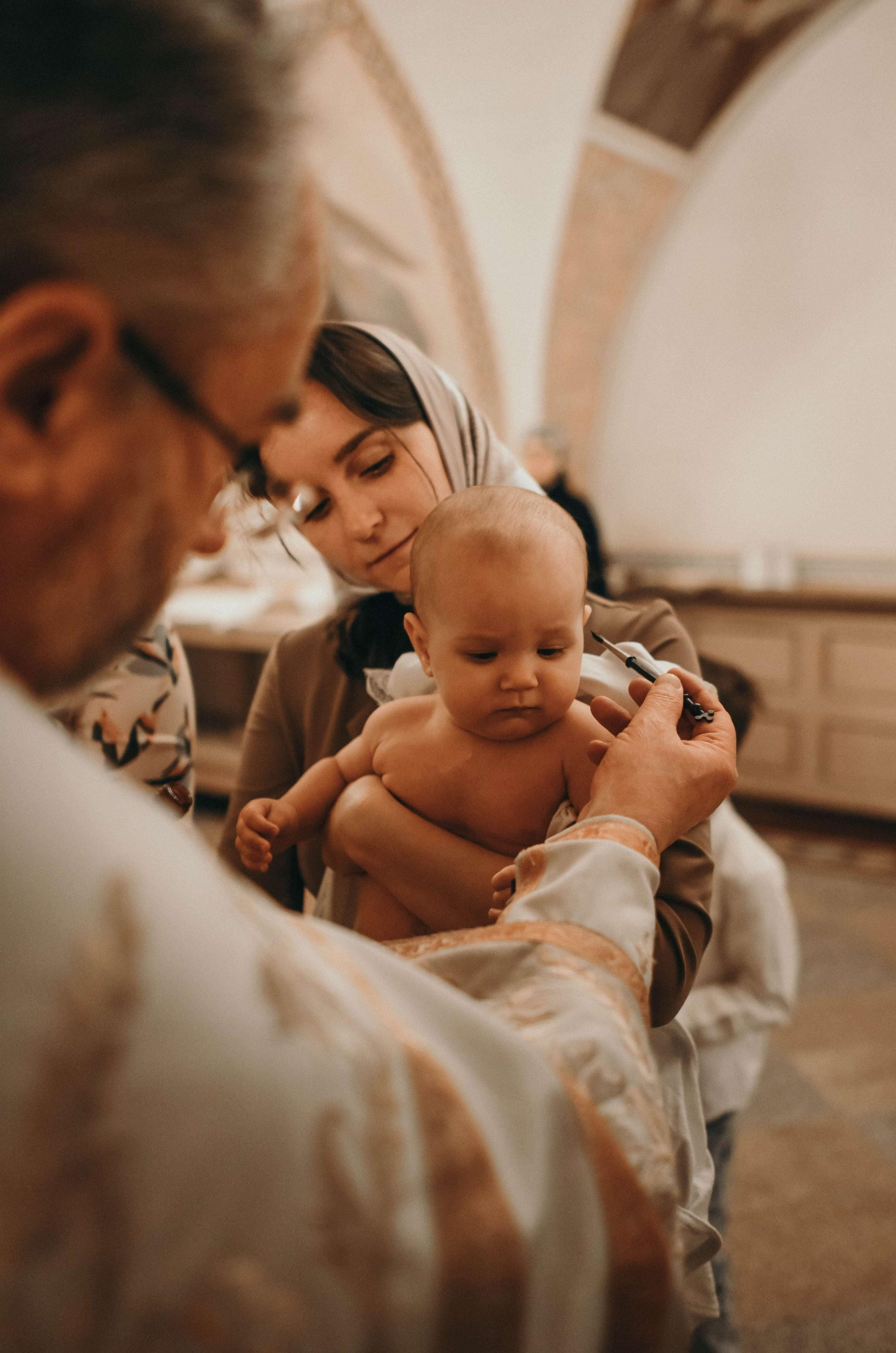 Крещение Авроры. Семейный и свадебный фотограф в Санкт-Петербурге Яна