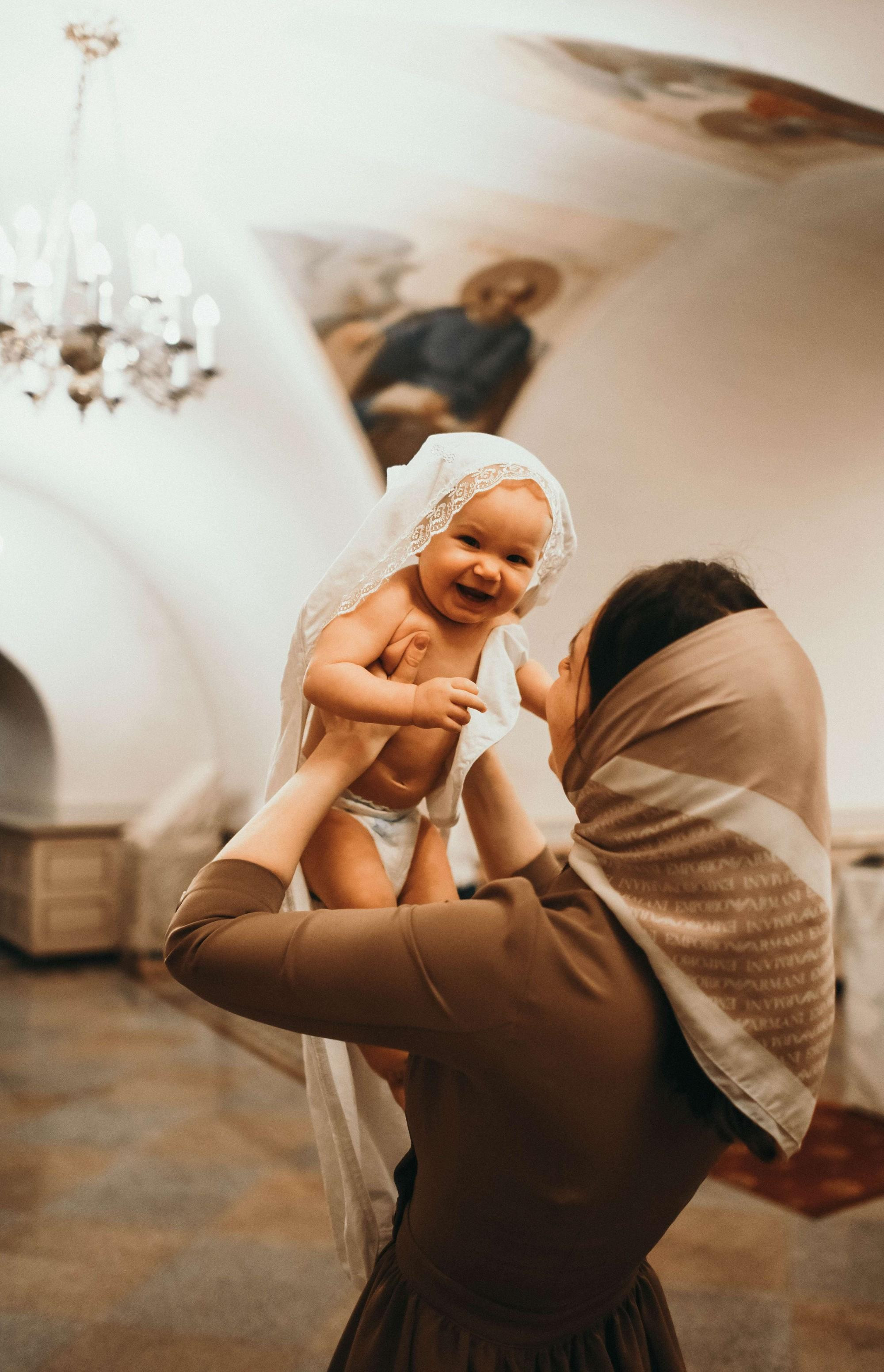 Крещение Авроры. Семейный и свадебный фотограф в Санкт-Петербурге Яна