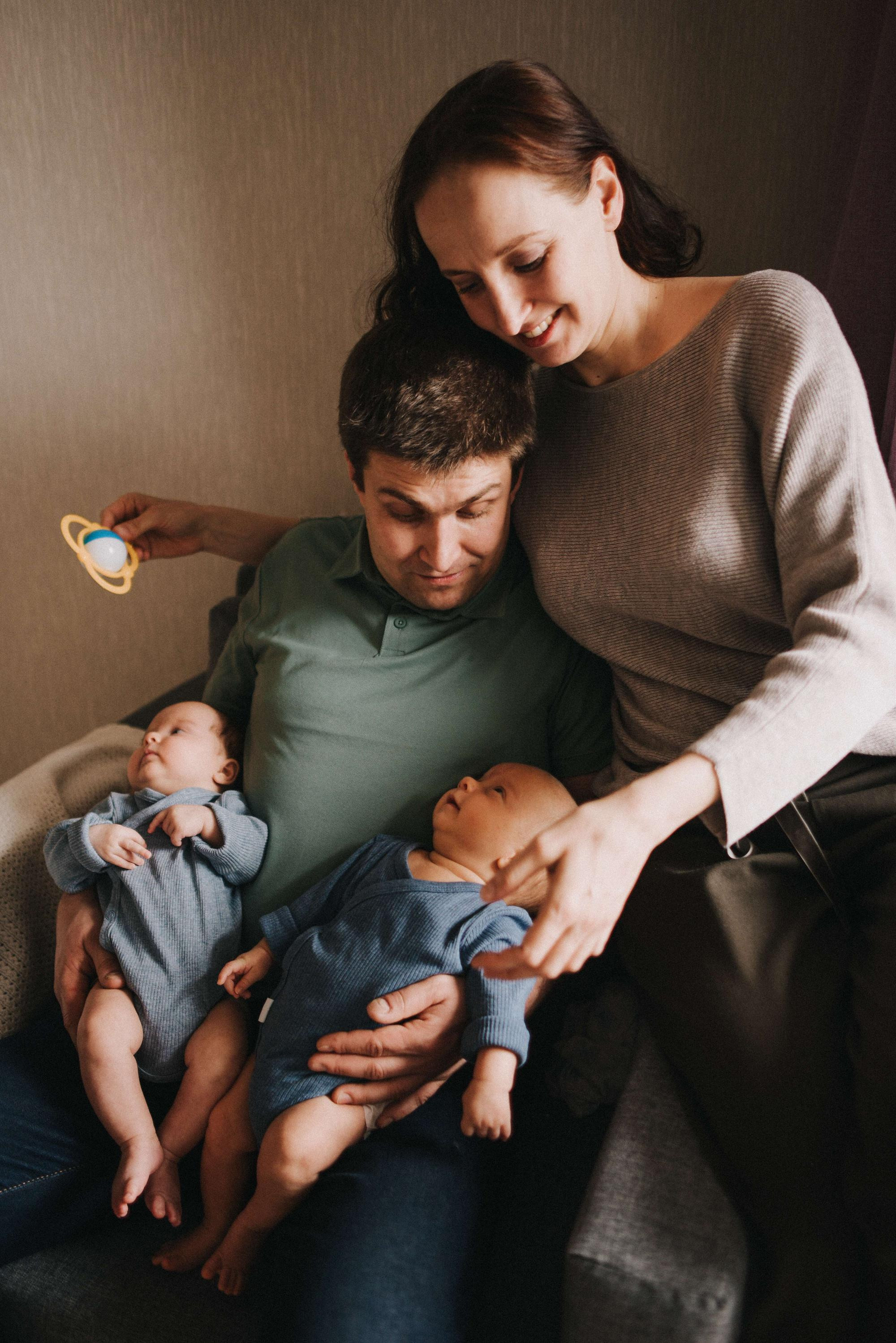 Двойняшки Леночка и Миша. Семейный и свадебный фотограф в Санкт-Петербурге Яна