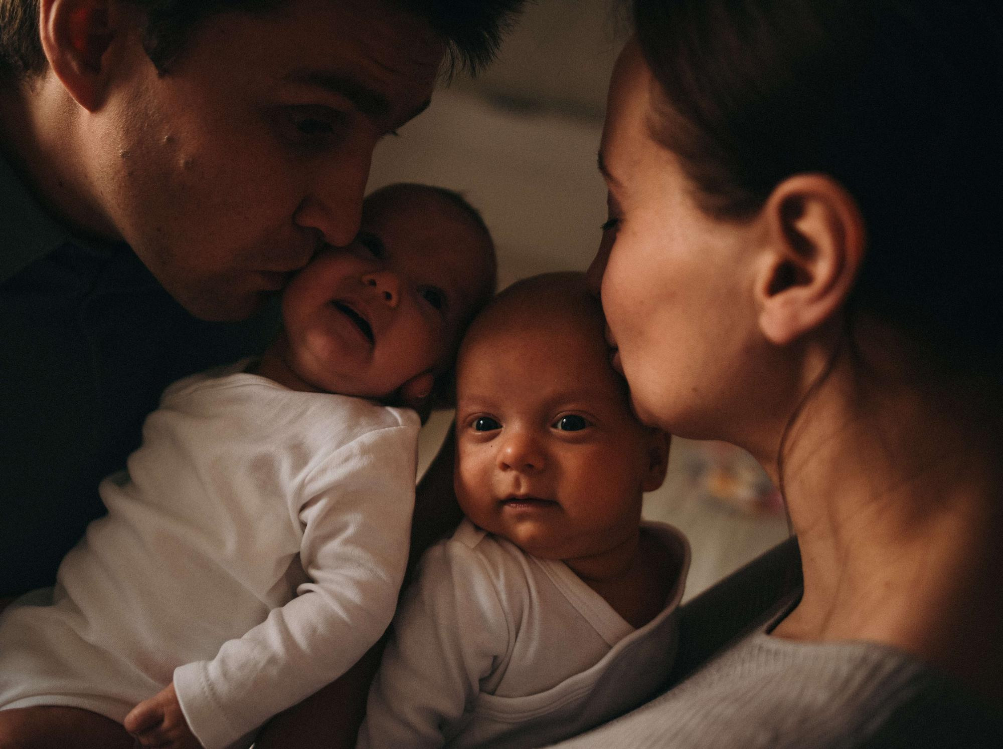 Двойняшки Леночка и Миша. Семейный и свадебный фотограф в Санкт-Петербурге Яна