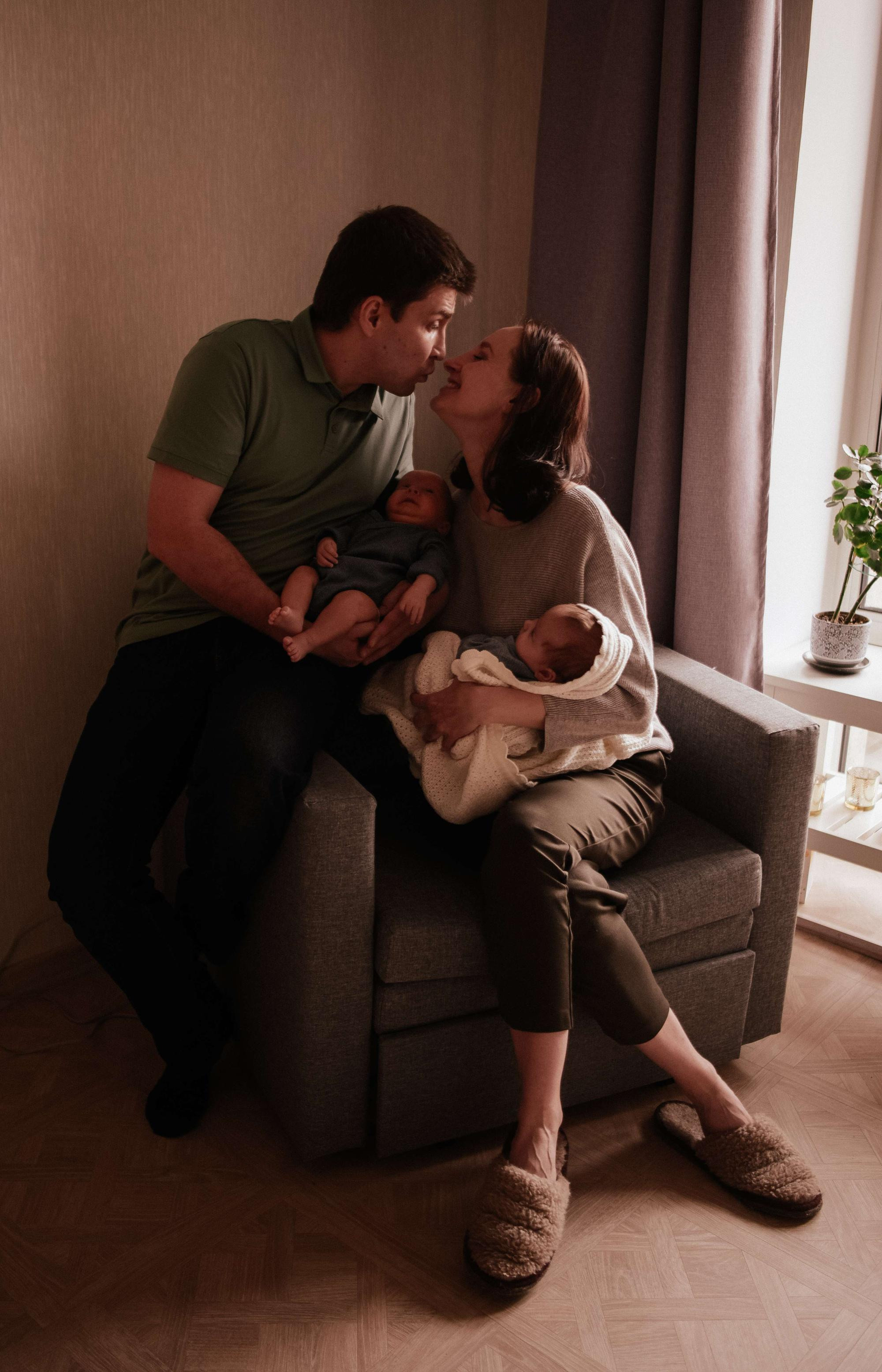 Двойняшки Леночка и Миша. Семейный и свадебный фотограф в Санкт-Петербурге Яна