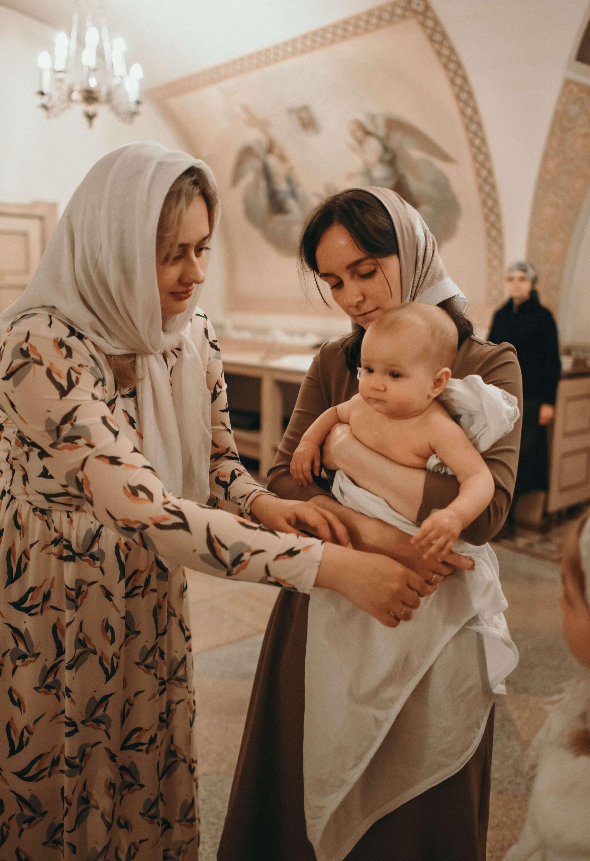 Крещение Авроры. Семейный и свадебный фотограф в Санкт-Петербурге Яна