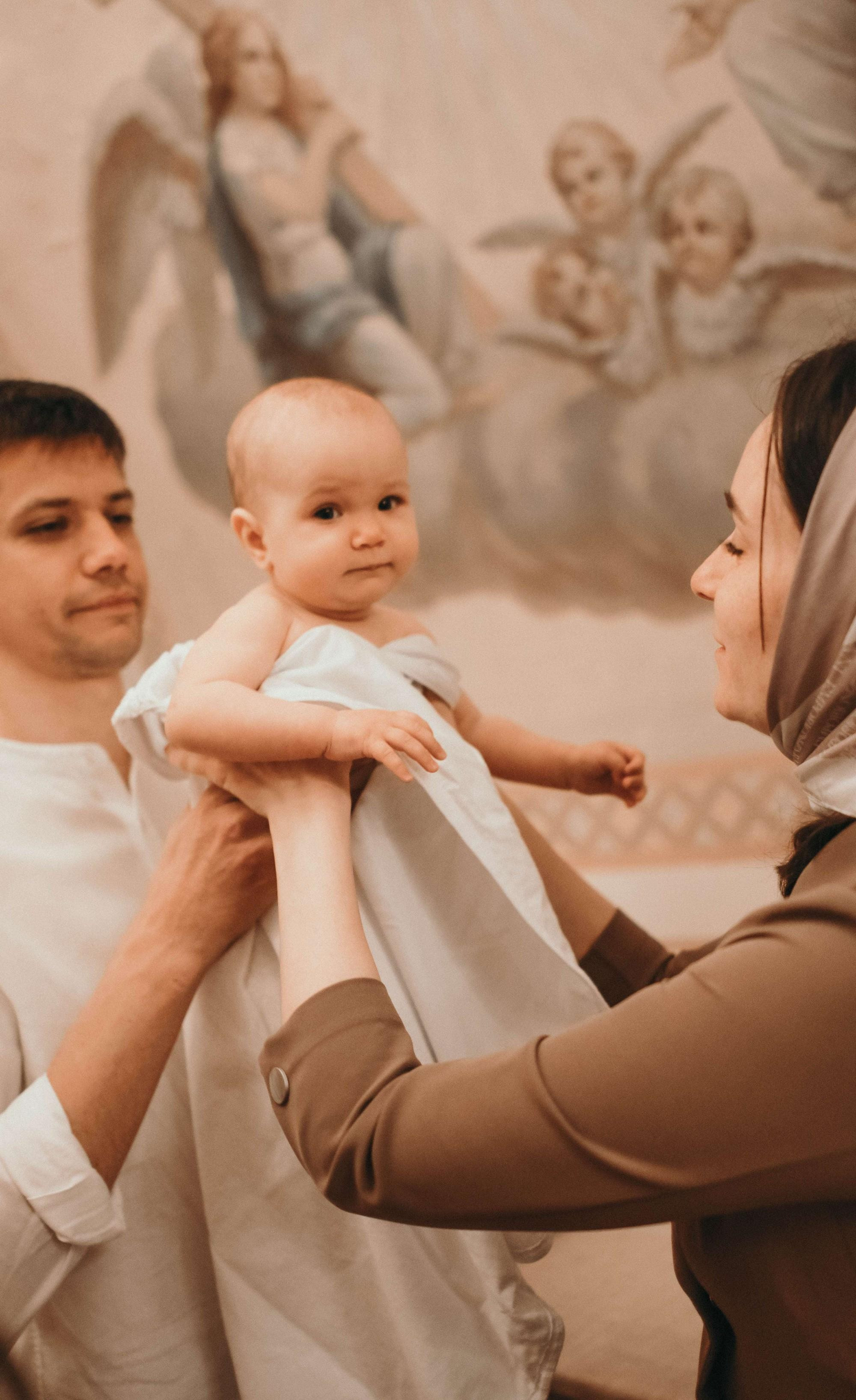 Крещение Авроры. Семейный и свадебный фотограф в Санкт-Петербурге Яна