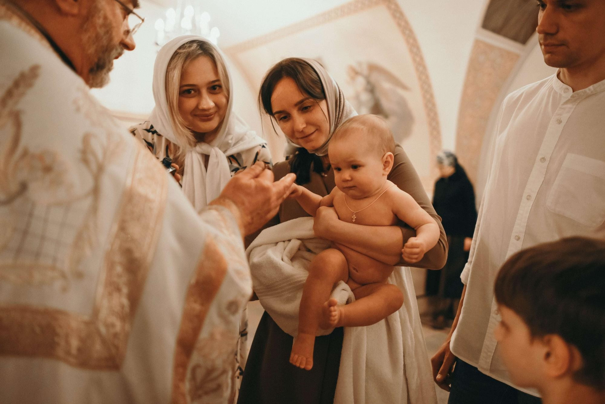 Крещение Авроры. Семейный и свадебный фотограф в Санкт-Петербурге Яна