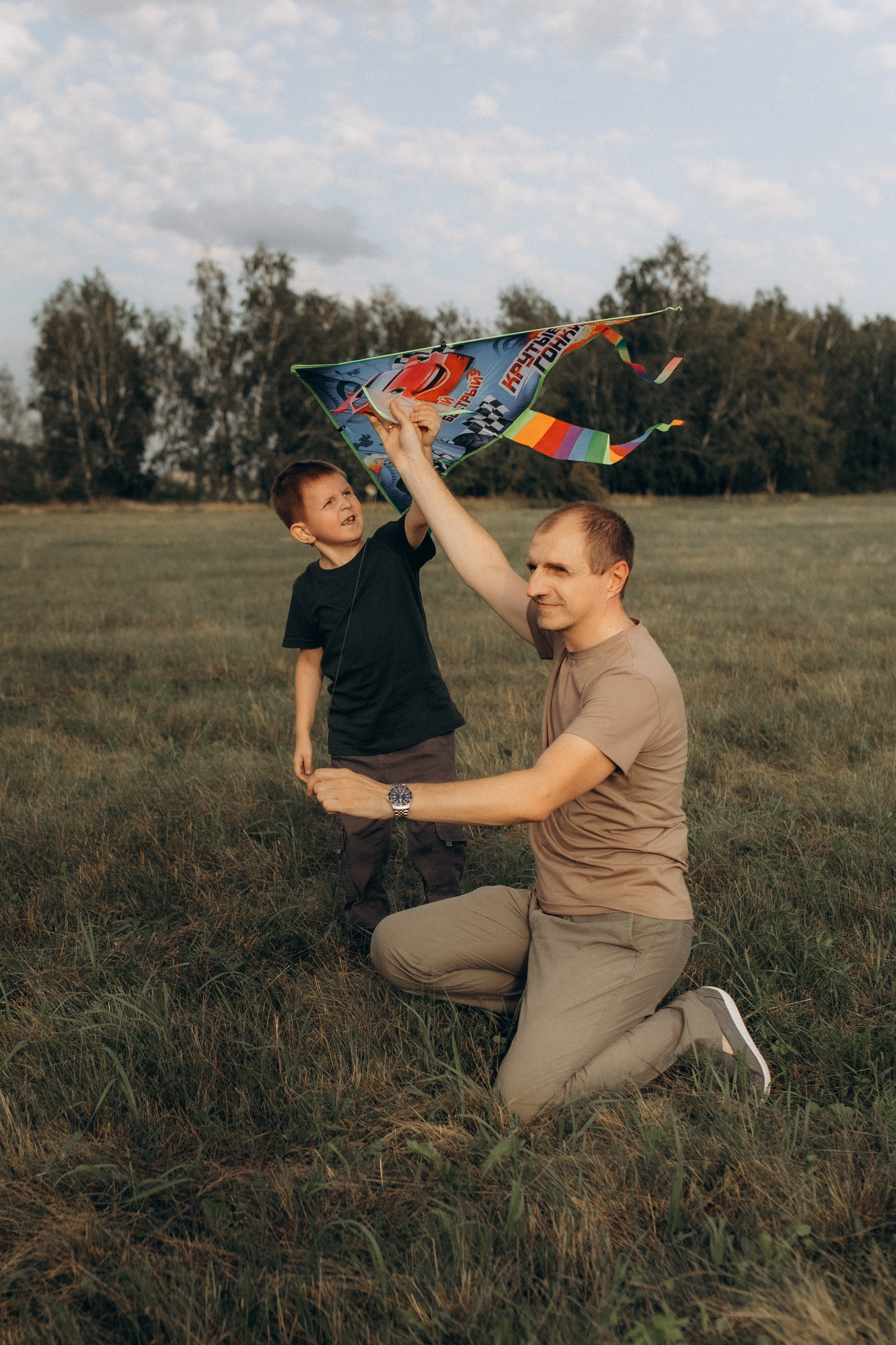 Летняя история в поле. Семейный фотограф lifestyle в Новосибирске Елена Шпилевая