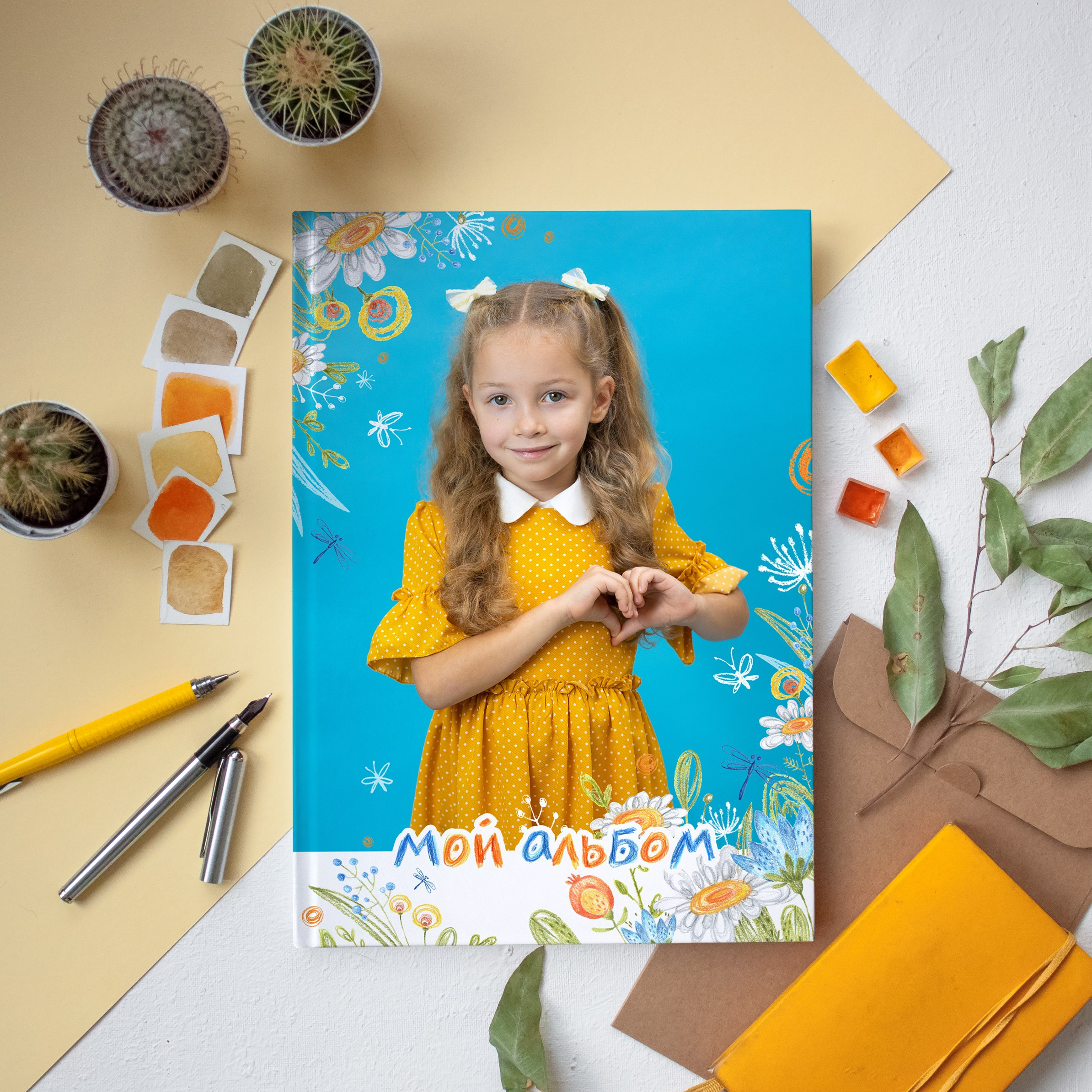 Альбом «Цветы». Выпускные альбомы для детского сада и школы