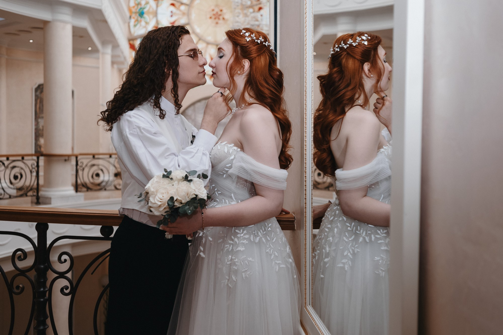 Свадебная фотосессия в Тюмени: ЗАГС, Мост Влюбленных и Монастырь | Фотограф Дарья Мустафина. Портретный фотограф Тюмень Дарья Мустафина