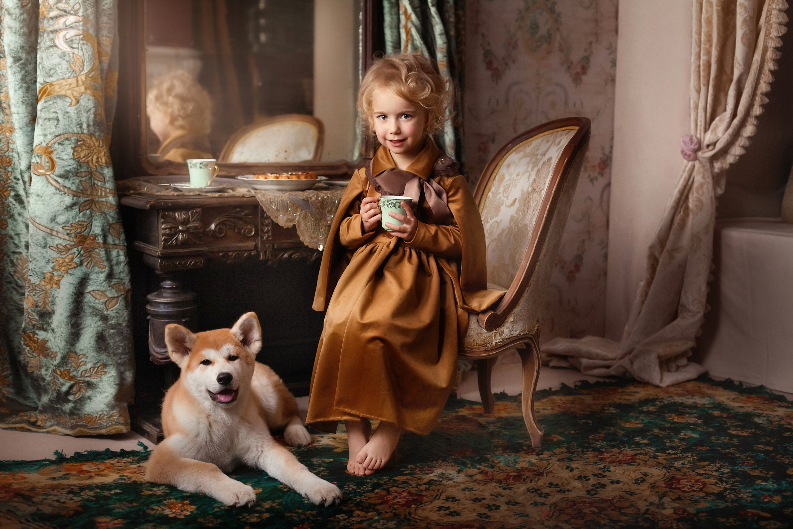 Завтрак с лучшим другом. Семейный и детский фотограф в Екатеринбурге Оксана Пипкина