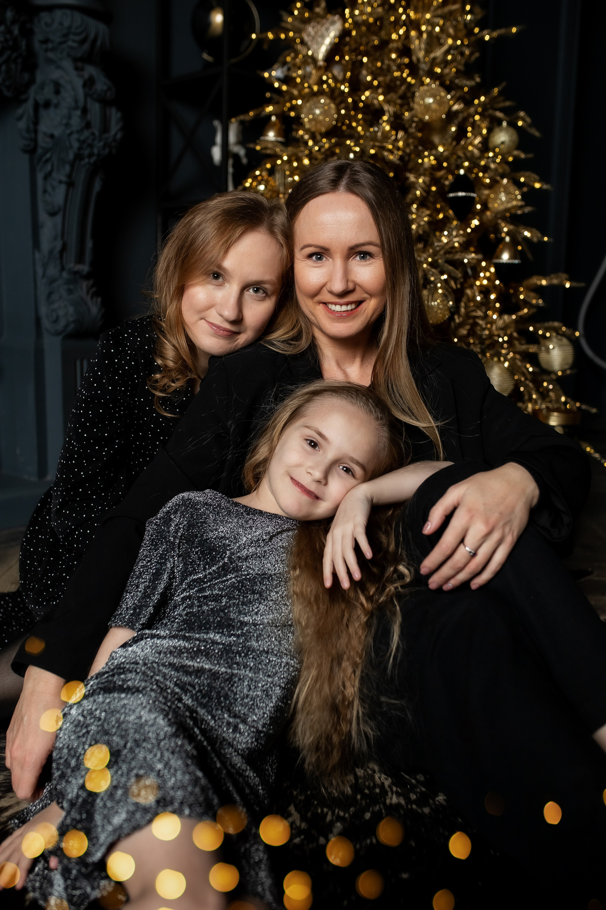 Лена, Юля и Полина! Новогоднее настроение. Профессиональный фотограф, Москва |Видное Елена Елизарова