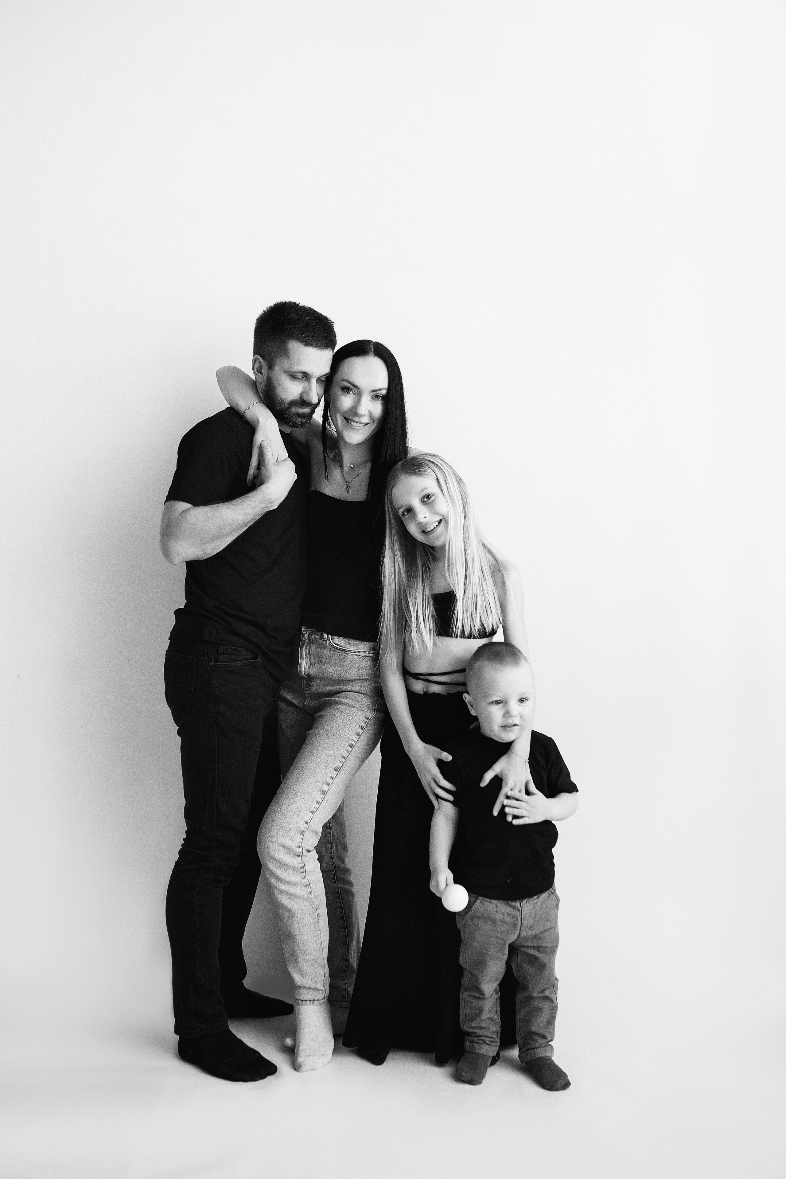 ЧБ серия. Фотограф новорожденных Оксана Полевская