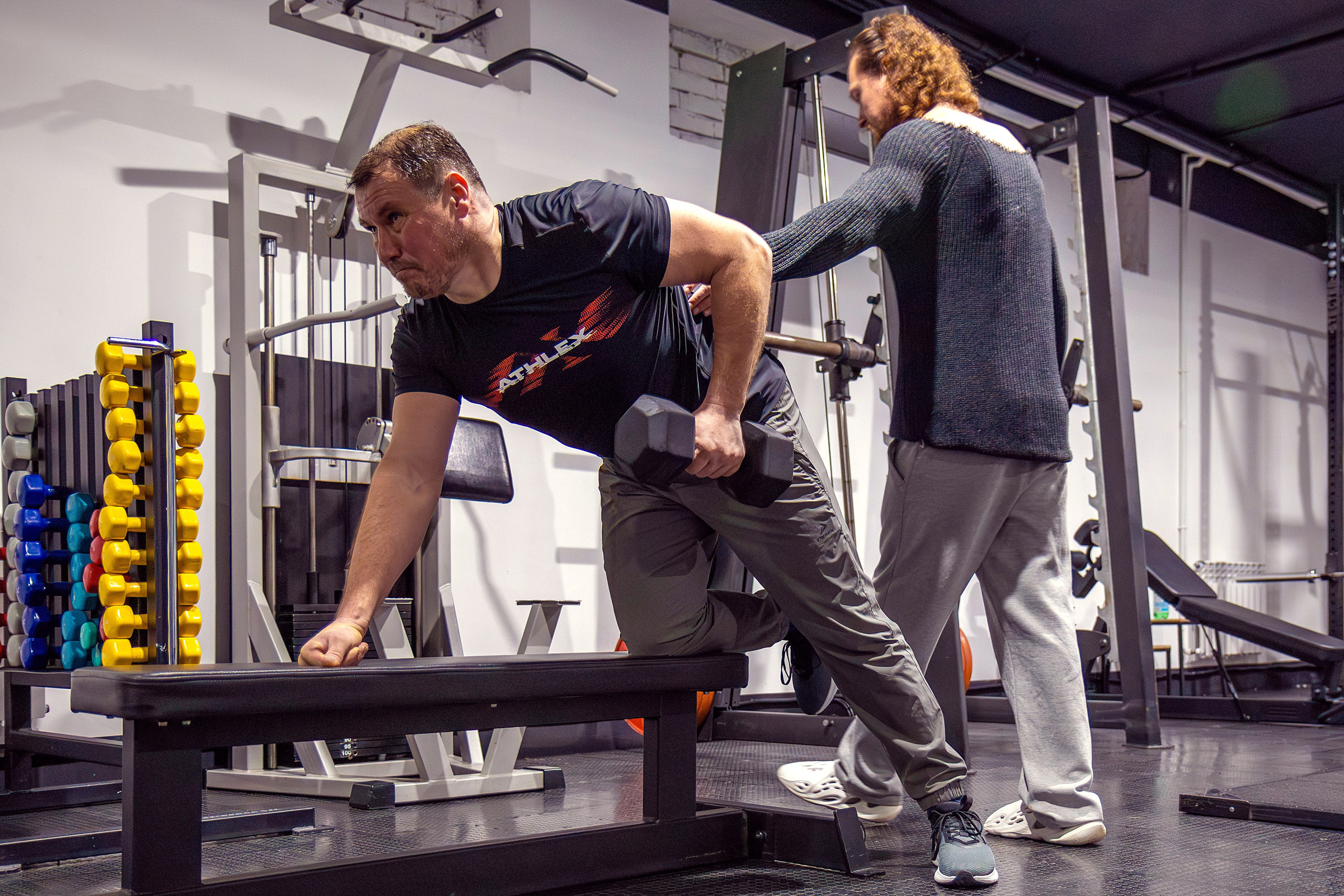 Фотосессия тренажерного зала